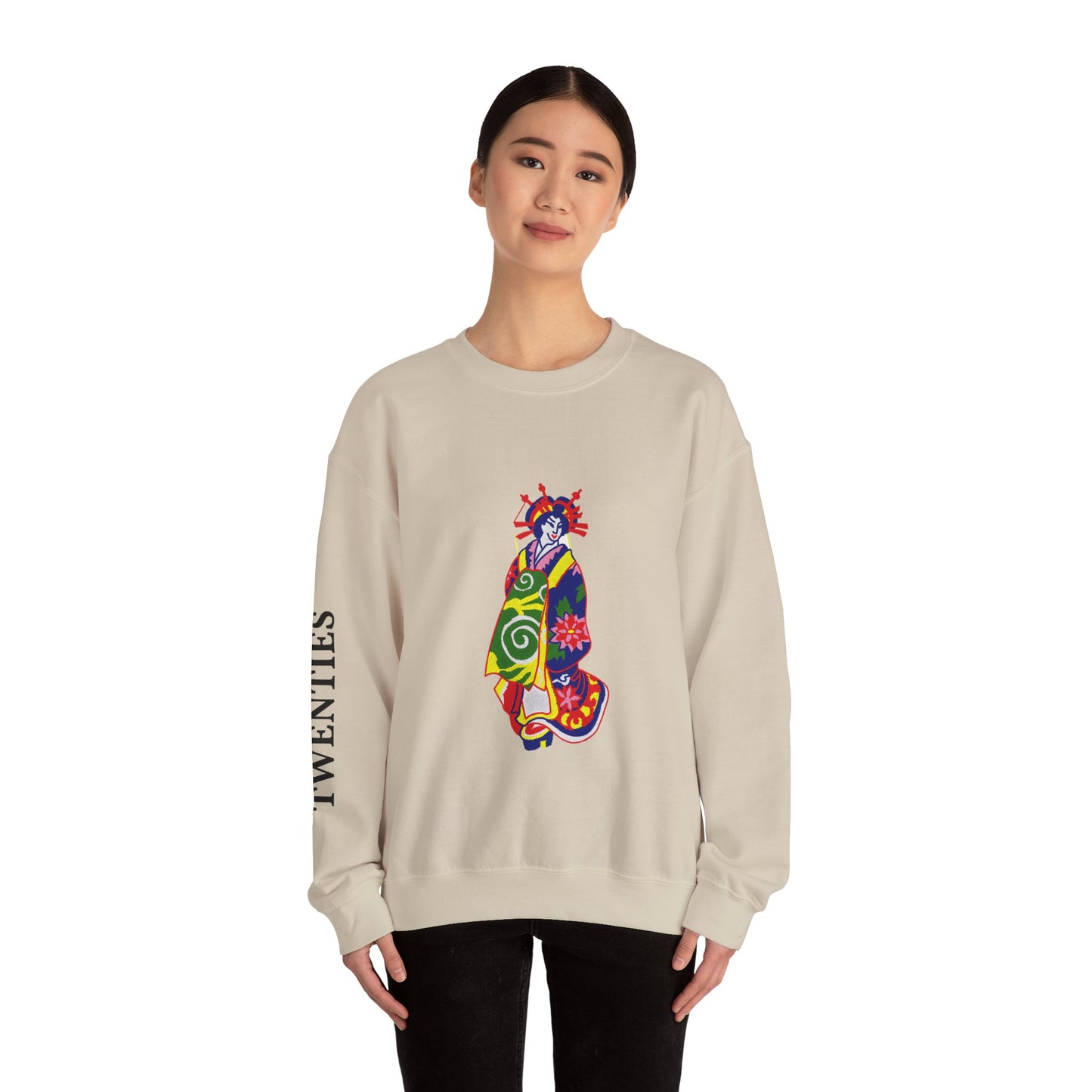Brazilian Art Crewneck Sweatshirt, Unique South American Design, Cozy Jumper, Sweatshirt Gift, Vibrant Pullover, Cultural Clothing