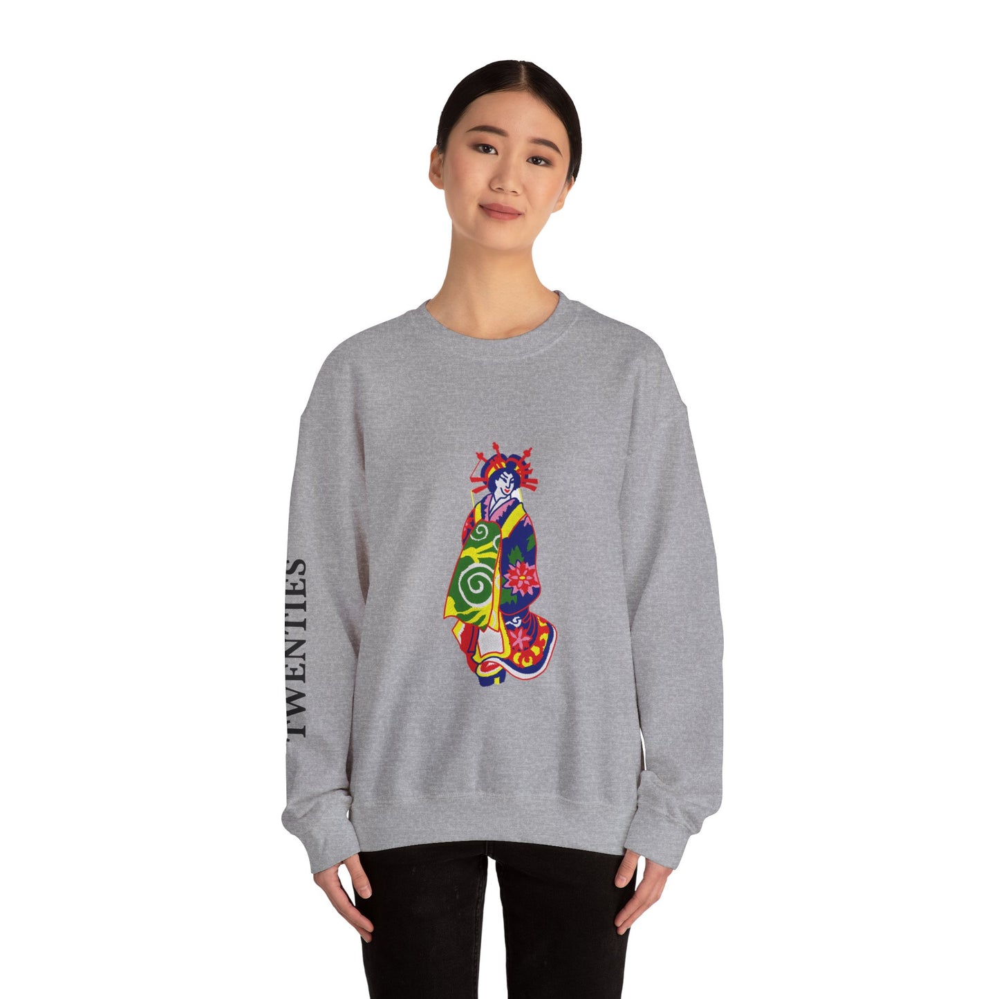 Brazilian Art Crewneck Sweatshirt, Unique South American Design, Cozy Jumper, Sweatshirt Gift, Vibrant Pullover, Cultural Clothing