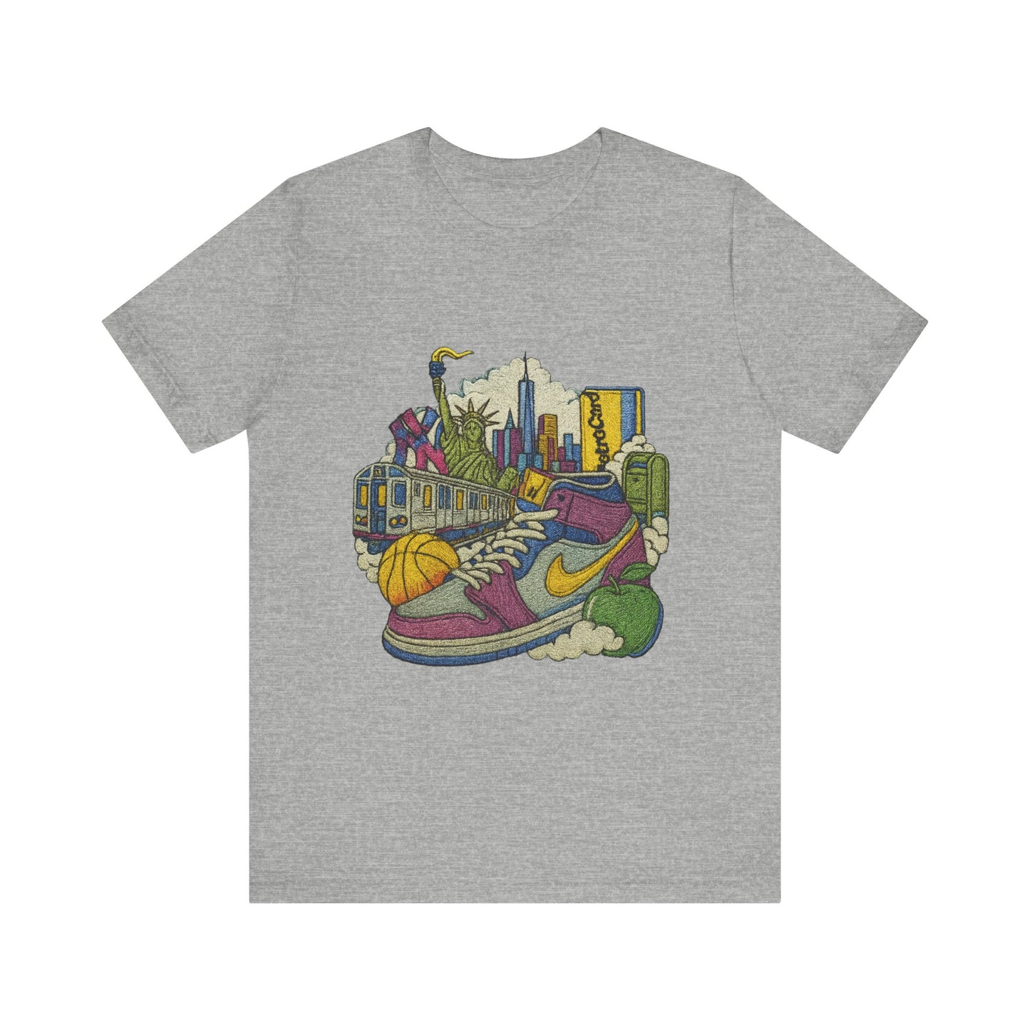 New York City Urban Vibe Graphic Tee, Casual Wear, Street Style, Unisex Fashion, Unique Gift, Sports Enthusiast T-Shirt