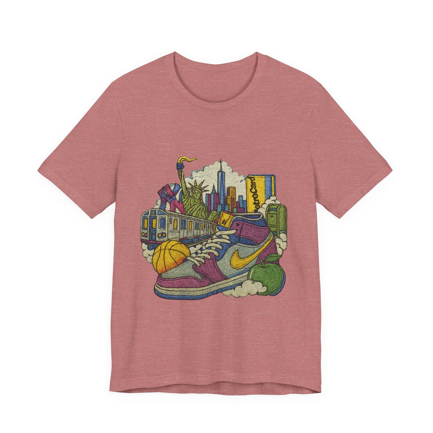 New York City Urban Vibe Graphic Tee, Casual Wear, Street Style, Unisex Fashion, Unique Gift, Sports Enthusiast T-Shirt