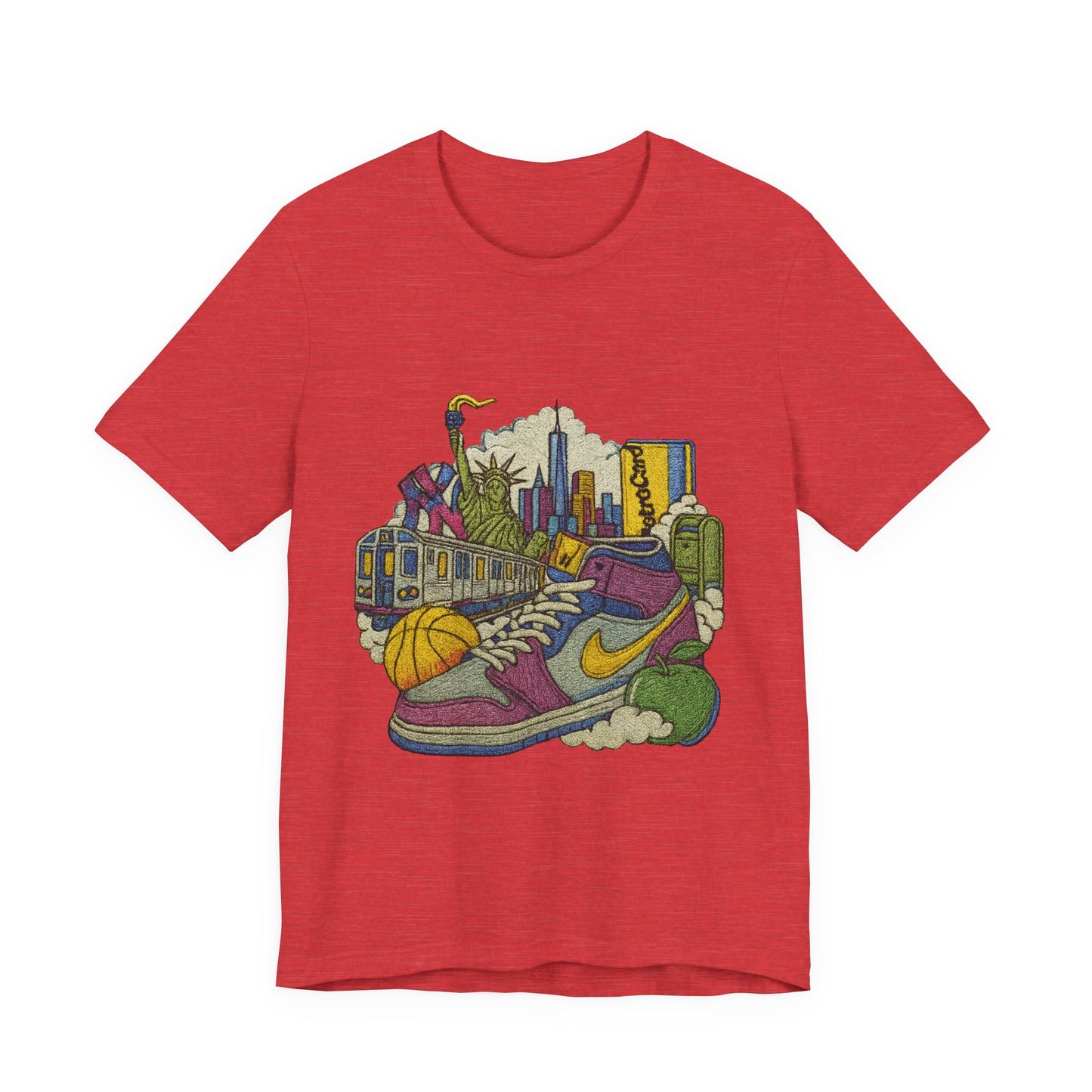 New York City Urban Vibe Graphic Tee, Casual Wear, Street Style, Unisex Fashion, Unique Gift, Sports Enthusiast T-Shirt