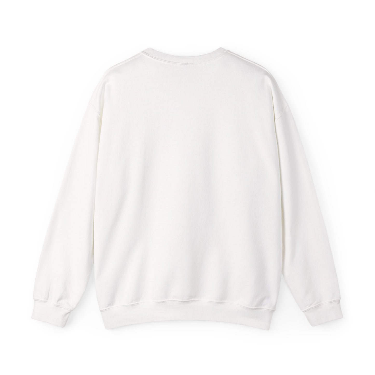 Back view of Crewneck Sweatshirt - Labubu Halloween Design, relaxed fit, ideal for unicorn lovers, graphic tee, and hoodie enthusiasts.