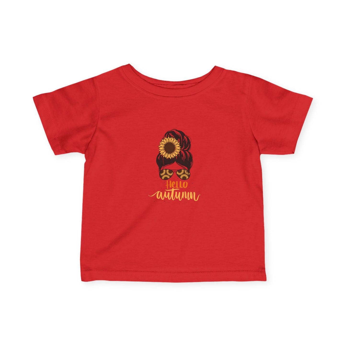 Toddler Graphic T-Shirt with Cute Sunflower Design (Custom Design Option) , Fun Gift for New Parents, Summer Outfit, Unique Infant Apparel