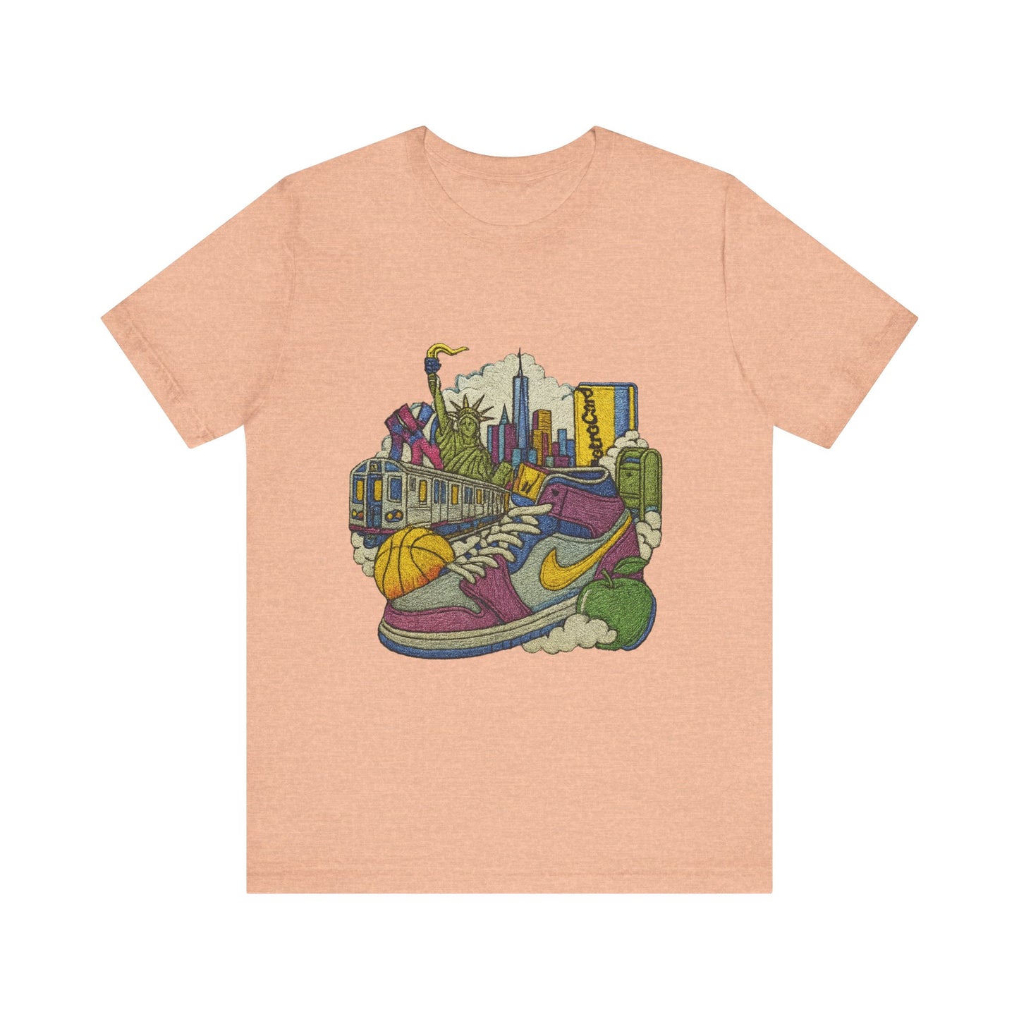 New York City Urban Vibe Graphic Tee, Casual Wear, Street Style, Unisex Fashion, Unique Gift, Sports Enthusiast T-Shirt