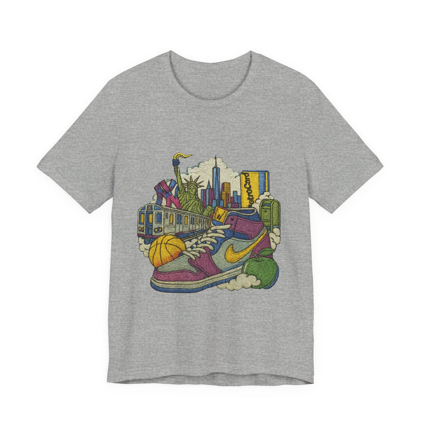 New York City Urban Vibe Graphic Tee, Casual Wear, Street Style, Unisex Fashion, Unique Gift, Sports Enthusiast T-Shirt