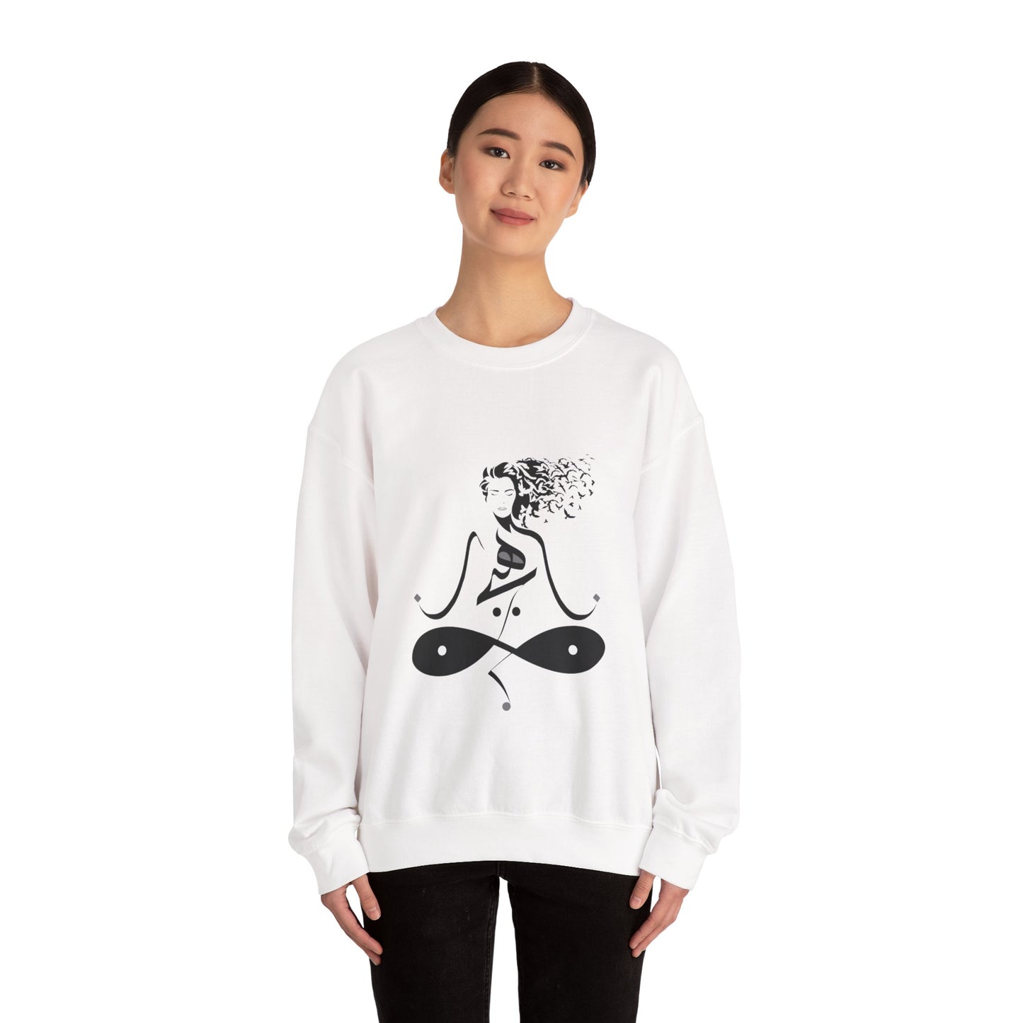 Arabic Calligraphy Unisex Sweatshirt, Islamic Arabic Art, Muslim Gift, Crewneck Jumper, Religious Sweatshirt, Cultural Clothing