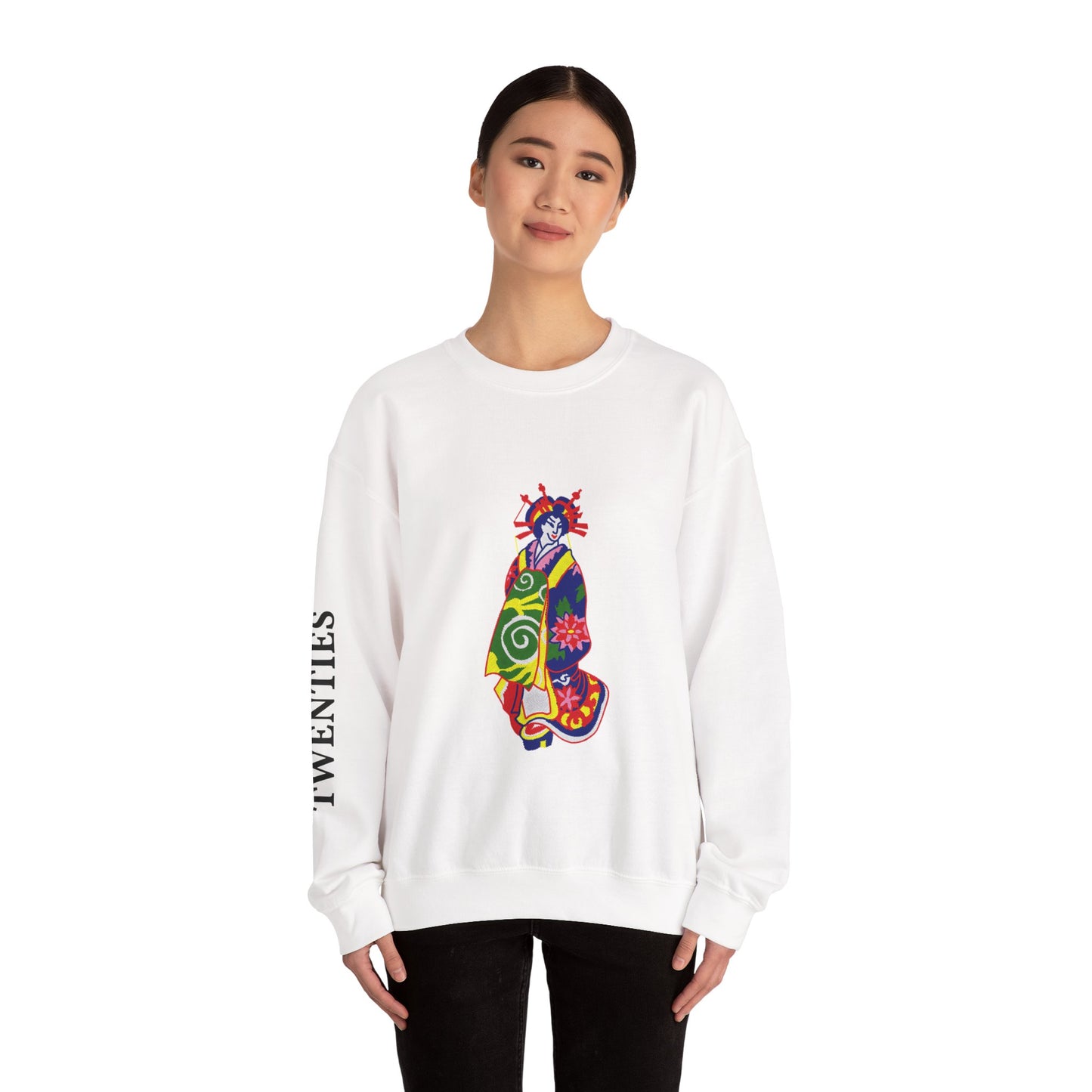 Brazilian Art Crewneck Sweatshirt, Unique South American Design, Cozy Jumper, Sweatshirt Gift, Vibrant Pullover, Cultural Clothing