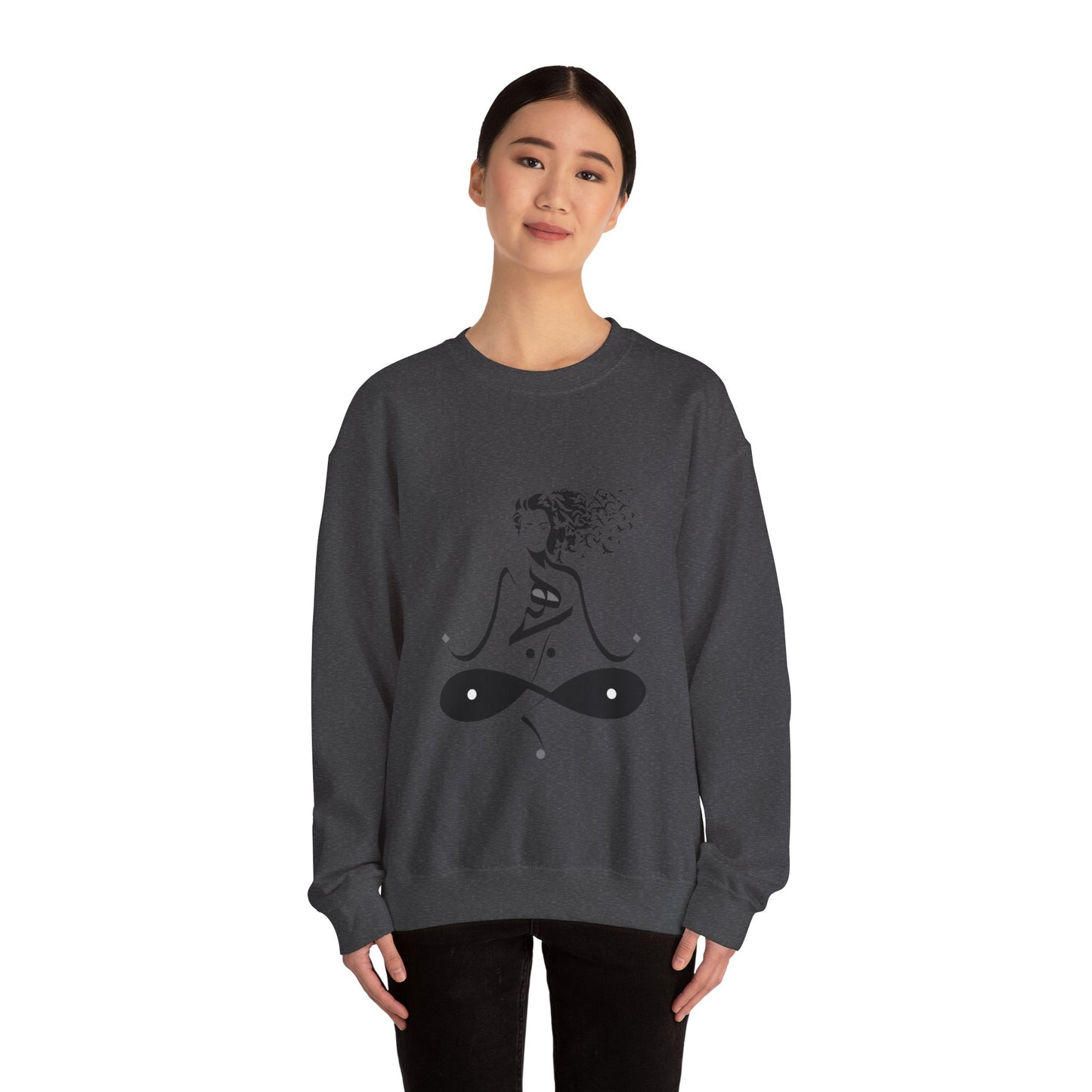 Arabic Calligraphy Unisex Sweatshirt, Islamic Arabic Art, Muslim Gift, Crewneck Jumper, Religious Sweatshirt, Cultural Clothing
