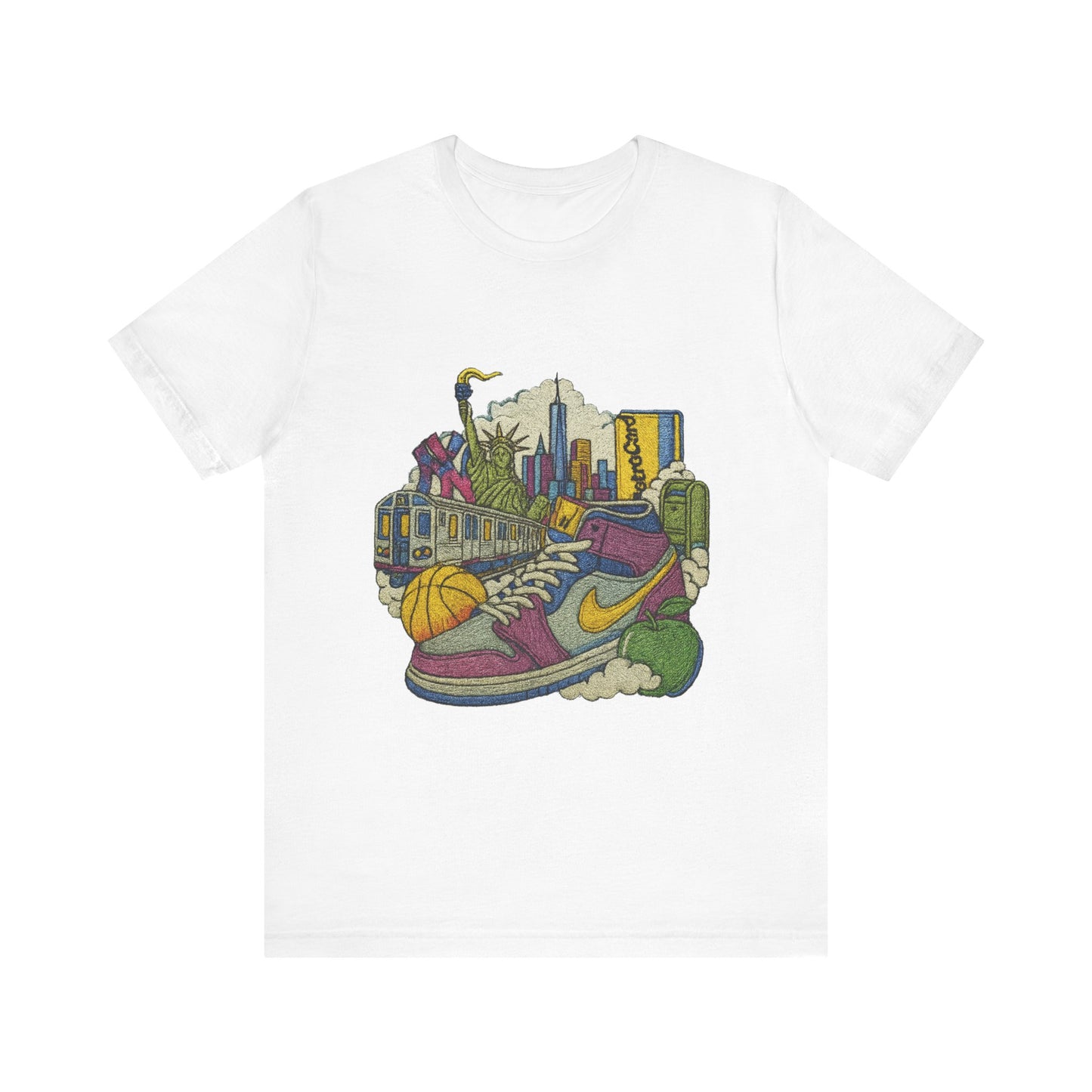New York City Urban Vibe Graphic Tee, Casual Wear, Street Style, Unisex Fashion, Unique Gift, Sports Enthusiast T-Shirt