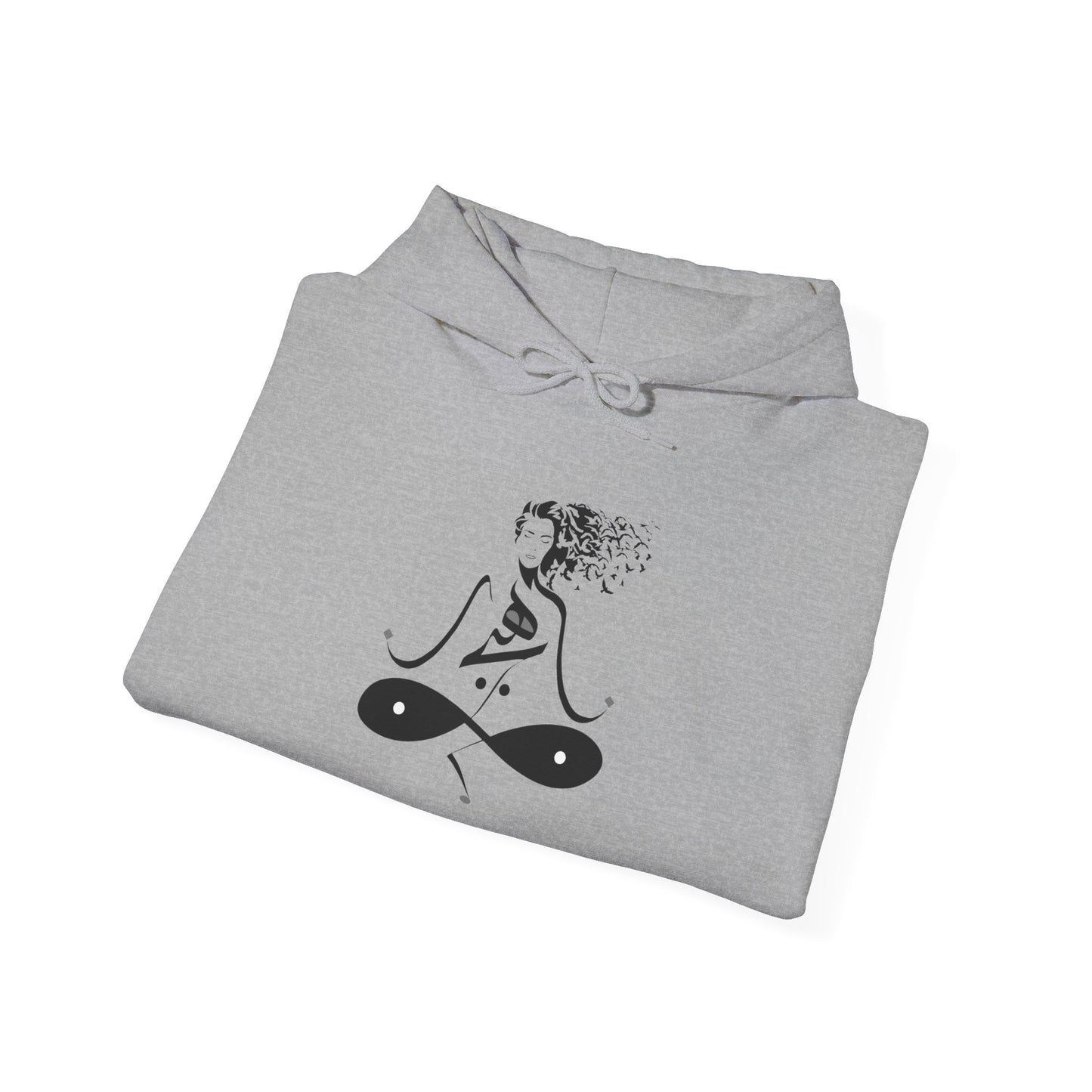 Arabic Art Hoodie, Islamic Calligraphy Sweatshirt, Middle Eastern Design Jumper, Spiritual Clothing, Muslim Gift, Ethnic Sweatshirt