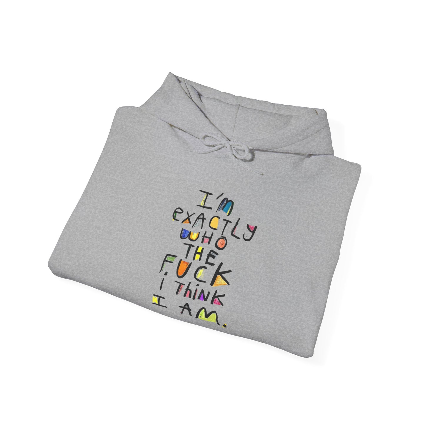 Bold Statement Hoodie, Sweatshirt with Bold Statement, Unisex Statement Hoodie, Bold Text Hooded Sweatshirt, Bold Typography Pullover,