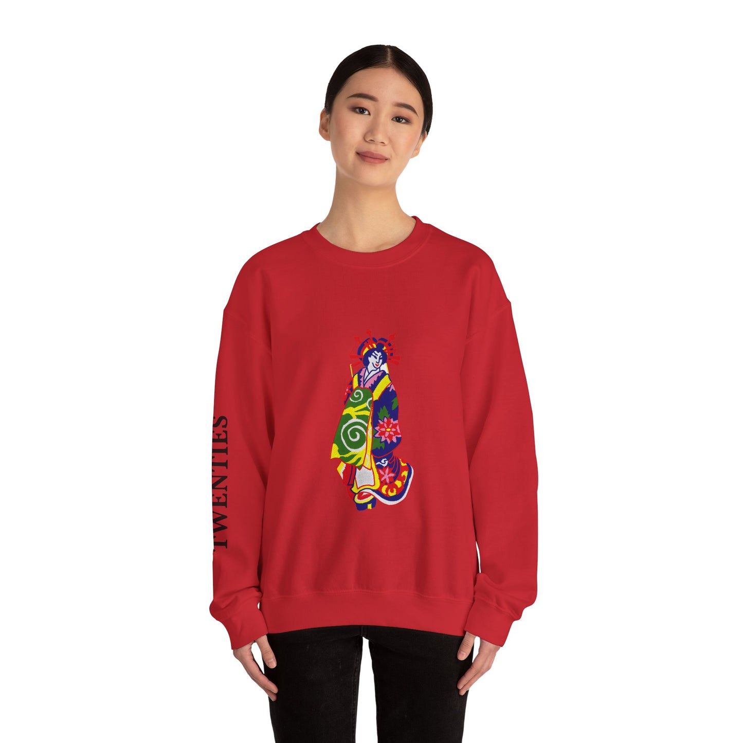 Brazilian Art Crewneck Sweatshirt, Unique South American Design, Cozy Jumper, Sweatshirt Gift, Vibrant Pullover, Cultural Clothing