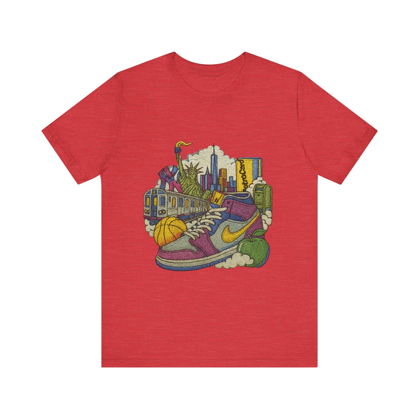 New York City Urban Vibe Graphic Tee, Casual Wear, Street Style, Unisex Fashion, Unique Gift, Sports Enthusiast T-Shirt