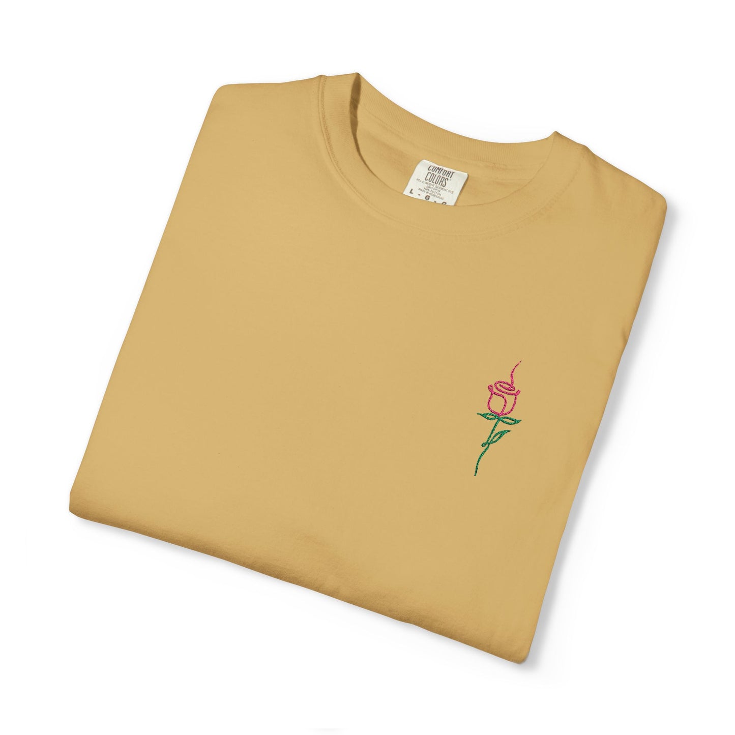 Embroidered Floral Unisex T-Shirt | Perfect Gift for Nature Lovers, Casual Wear, Summer Style, Eco-Friendly Fashion, Everyday Comfort