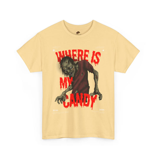 Halloween Zombie Oversized Tee, Spooky Shirt, Men's Graphic T-shirt, Casual Fall Fashion, Perfect for Halloween Parties