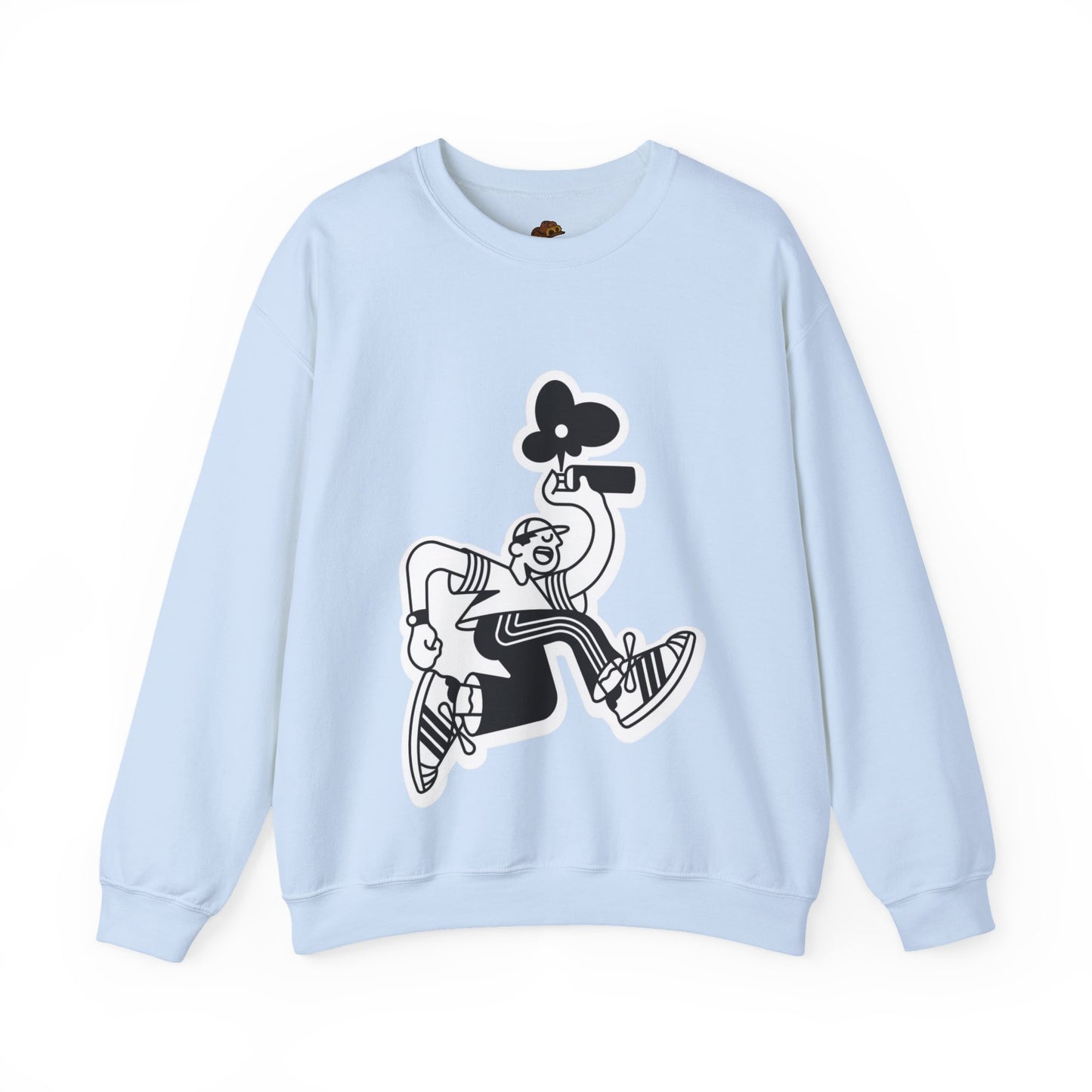 Urban Street Art Wear Sweatshirt, Graffiti Crewneck Jumper, Hip Hop Pullover, City Style Top, Unisex Urban Fashion