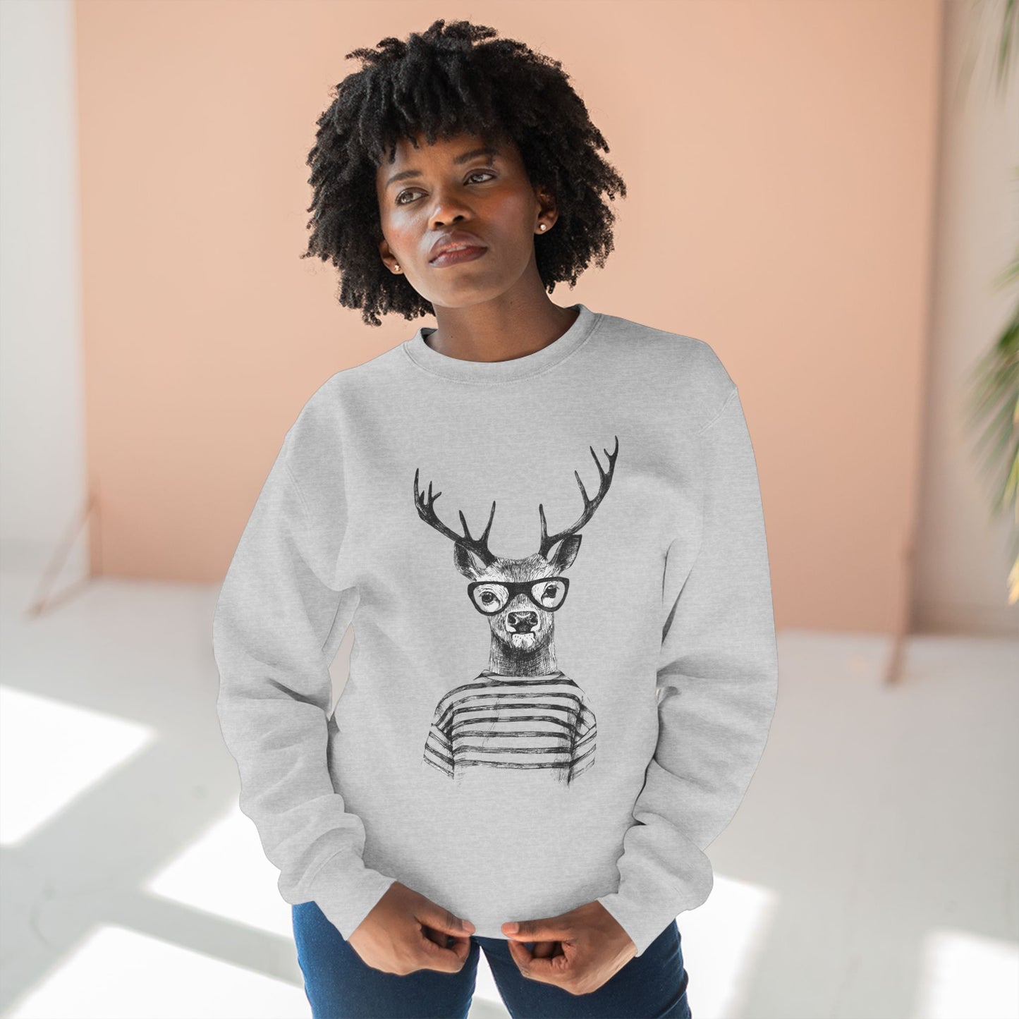 Quirky Animal Graphic Sweatshirt, Cute Unisex Crewneck, Cozy Fashion, Gift for Nature Lovers, Stylish Casual Wear