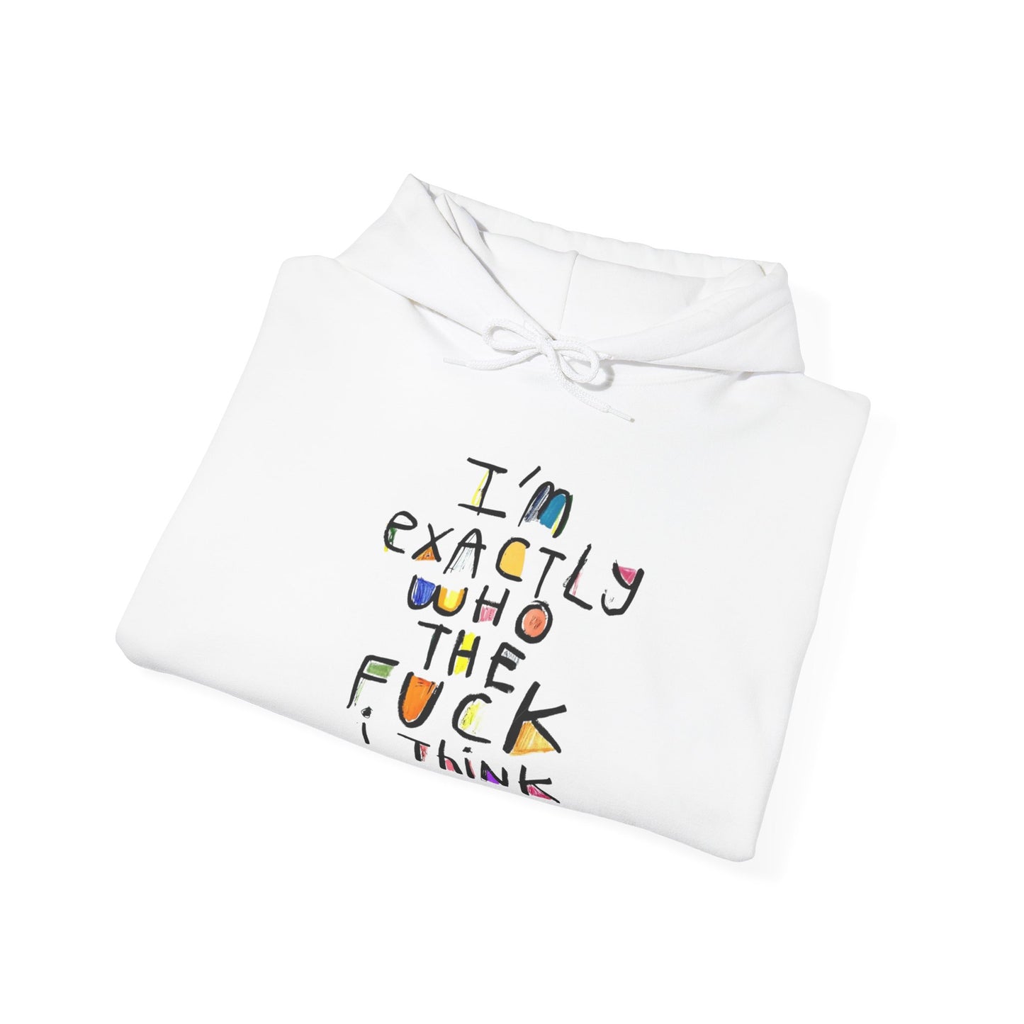 Bold Statement Hoodie, Sweatshirt with Bold Statement, Unisex Statement Hoodie, Bold Text Hooded Sweatshirt, Bold Typography Pullover,