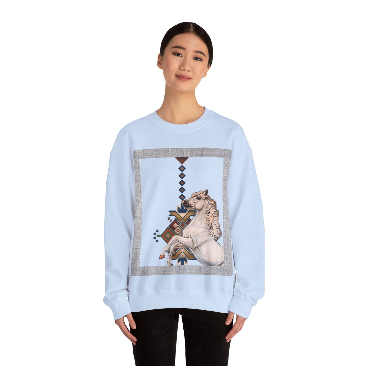 Crewneck Sweatshirt - Punjab Horse Tradition
