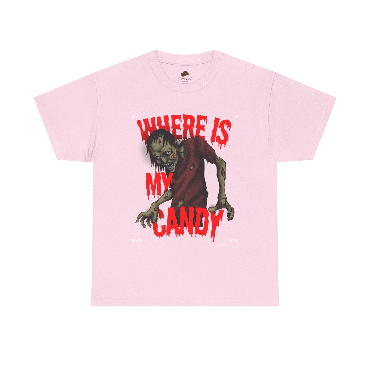 Halloween Zombie Oversized Tee, Spooky Shirt, Men's Graphic T-shirt, Casual Fall Fashion, Perfect for Halloween Parties