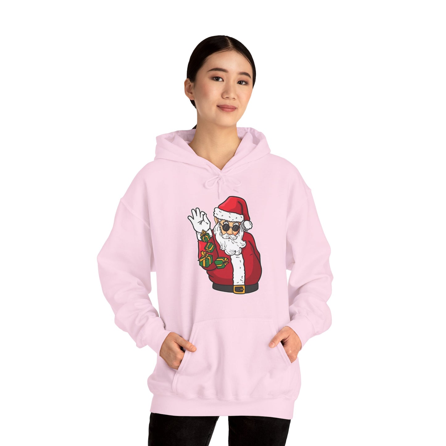Hooded Sweatshirt Cool Salt Bae Santa with Gifts Unisex Heavy Blend™