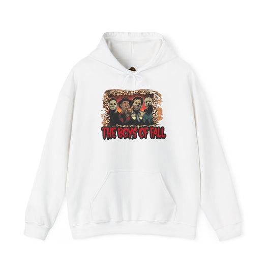 Halloween Horror Sweatshirt, Unisex Hoodie, Cozy Fall Apparel, Spooky Season Gift, The Boys of Fall Design