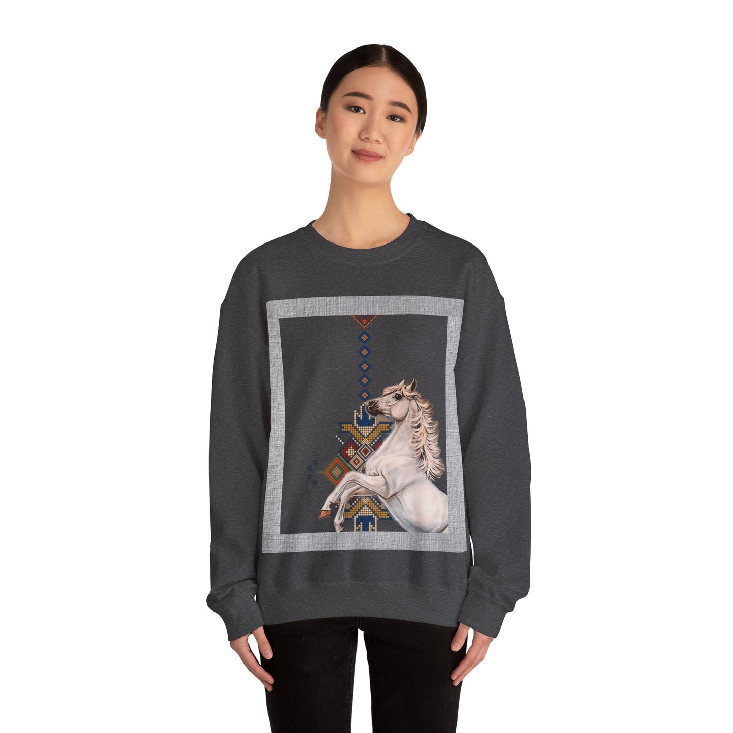 Crewneck Sweatshirt - Punjab Horse Tradition
