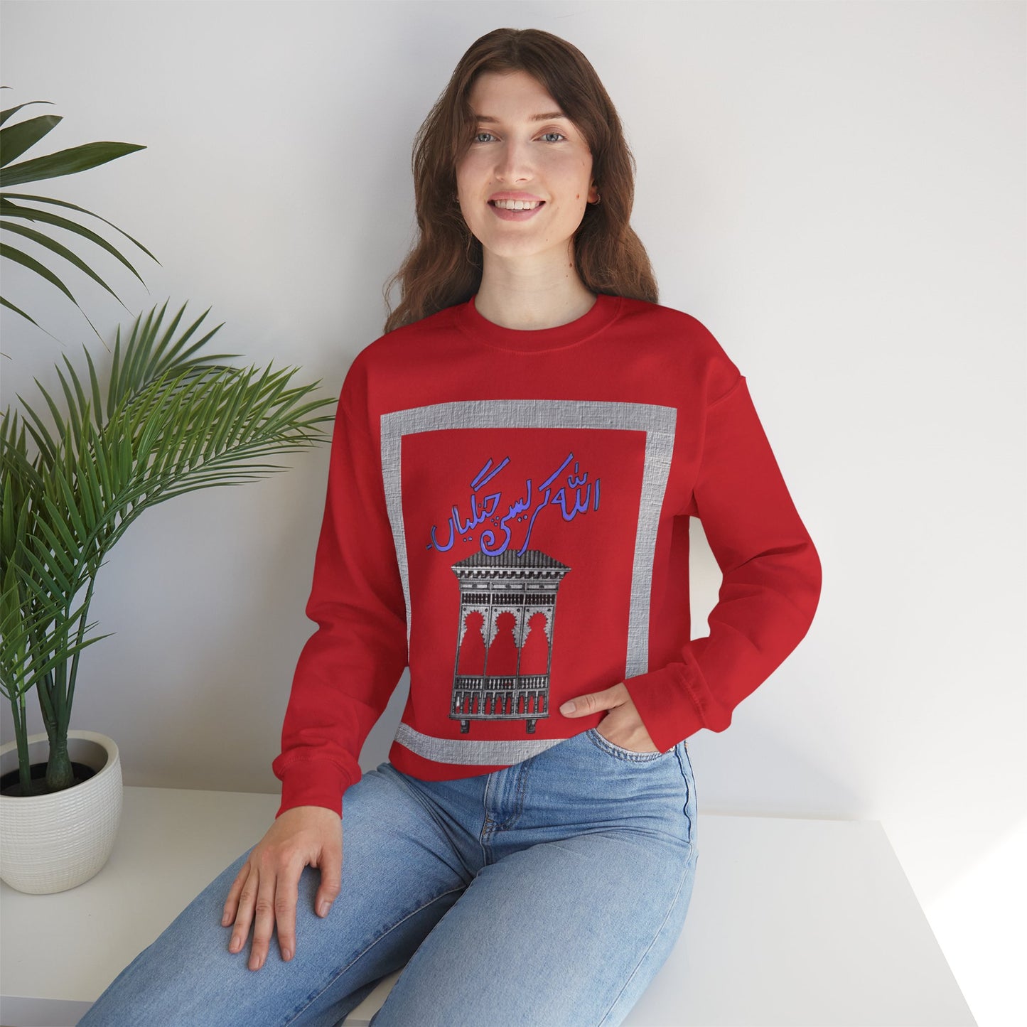 Pakistani Storytelling Sweatshirt, Cultural Heritage Jumper, Traditional Folklore Pullover, Unisex Crewneck Top, South Asian Narrative