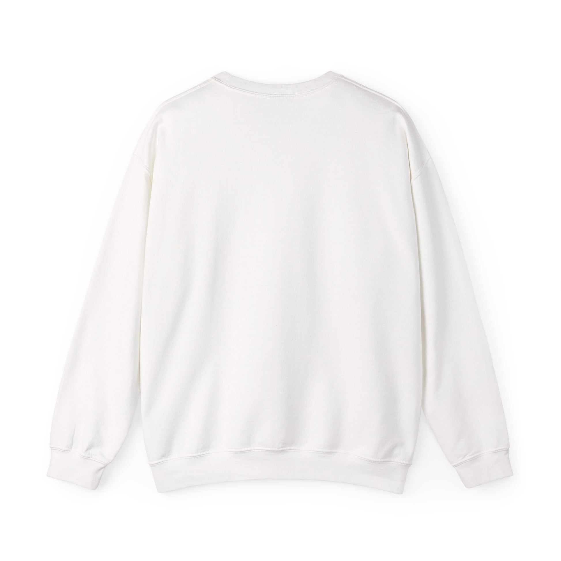 Back view of Crewneck Sweatshirt - Labubu Halloween Design, relaxed fit, ideal for unicorn lovers, graphic tee, and hoodie enthusiasts.