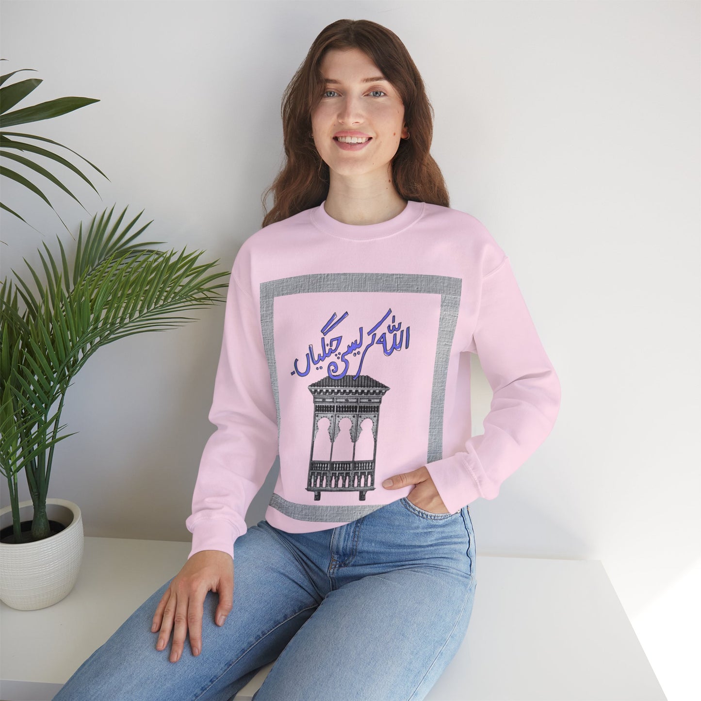 Pakistani Storytelling Sweatshirt, Cultural Heritage Jumper, Traditional Folklore Pullover, Unisex Crewneck Top, South Asian Narrative