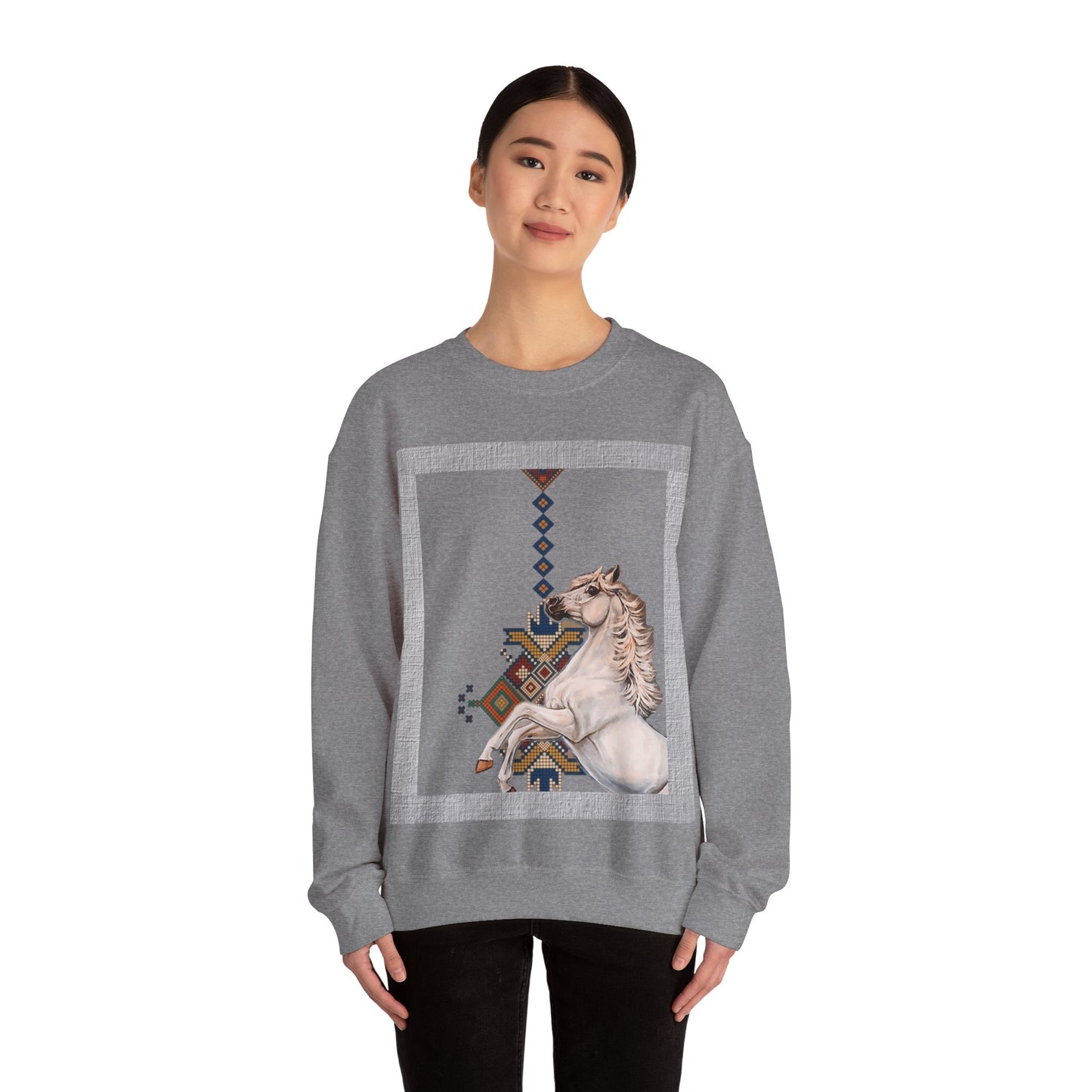 Crewneck Sweatshirt - Punjab Horse Tradition