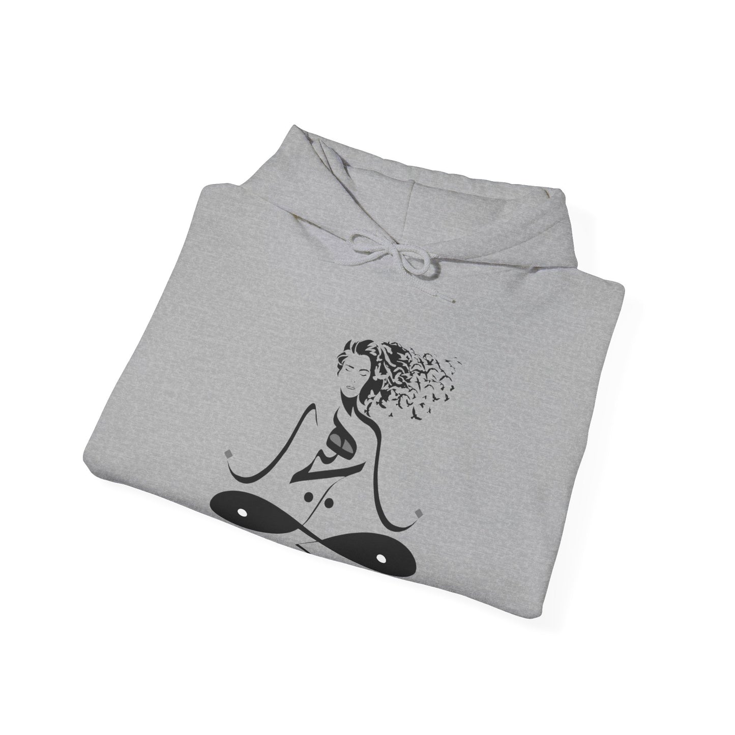 Arabic Art Hoodie, Islamic Calligraphy Sweatshirt, Middle Eastern Design Jumper, Spiritual Clothing, Muslim Gift, Ethnic Sweatshirt