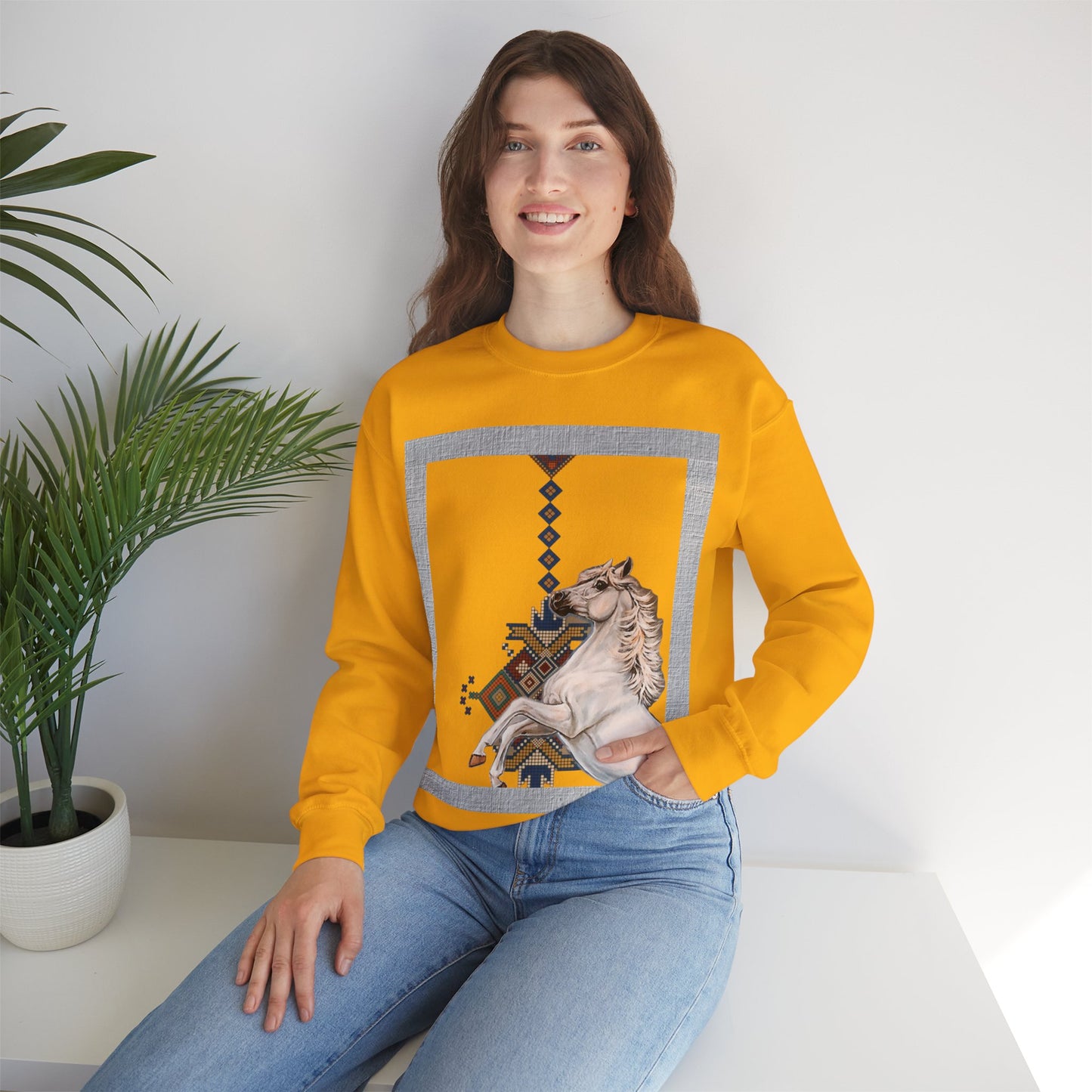 Crewneck Sweatshirt - Punjab Horse Tradition