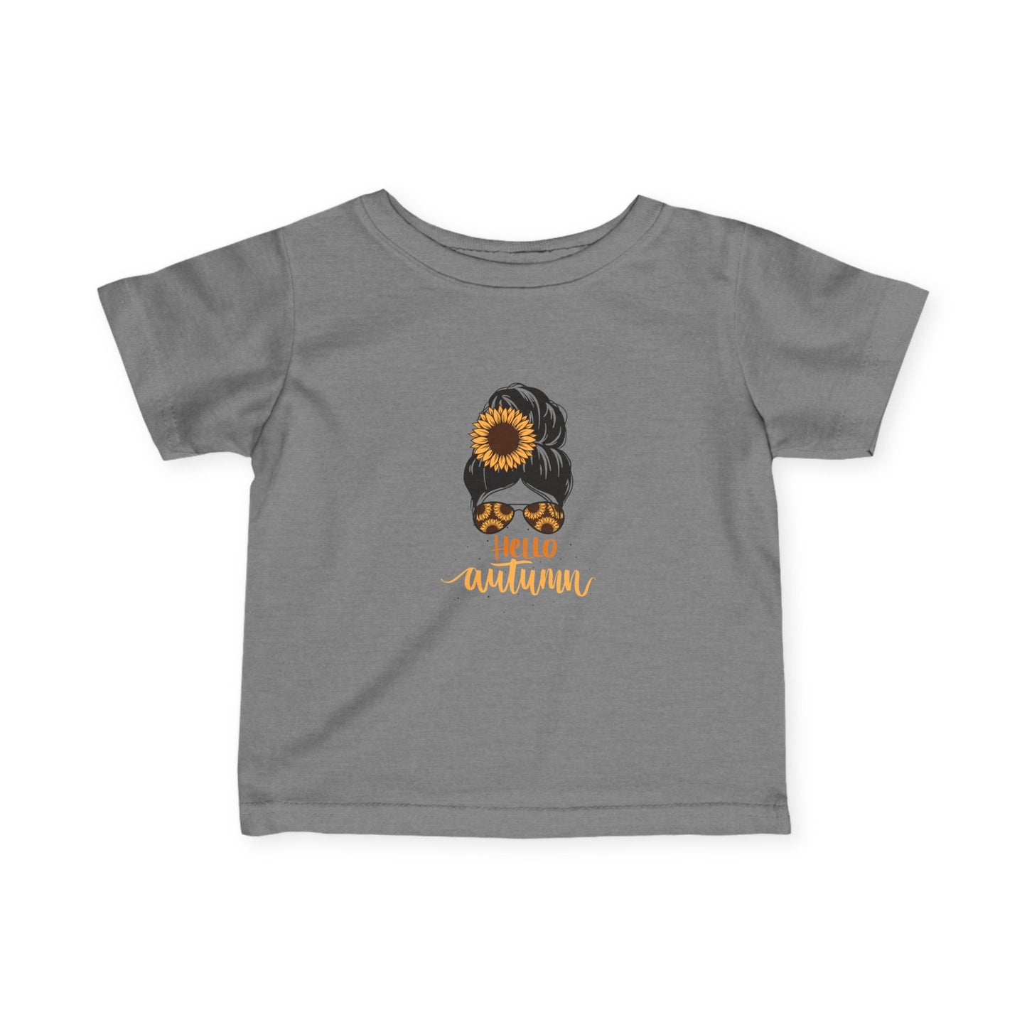 Toddler Graphic T-Shirt with Cute Sunflower Design (Custom Design Option) , Fun Gift for New Parents, Summer Outfit, Unique Infant Apparel