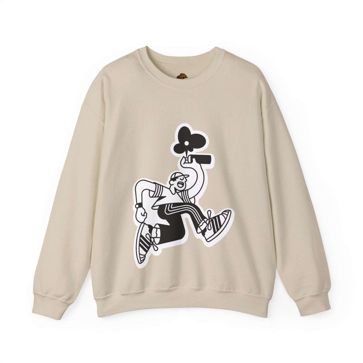 Urban Street Art Wear Sweatshirt, Graffiti Crewneck Jumper, Hip Hop Pullover, City Style Top, Unisex Urban Fashion