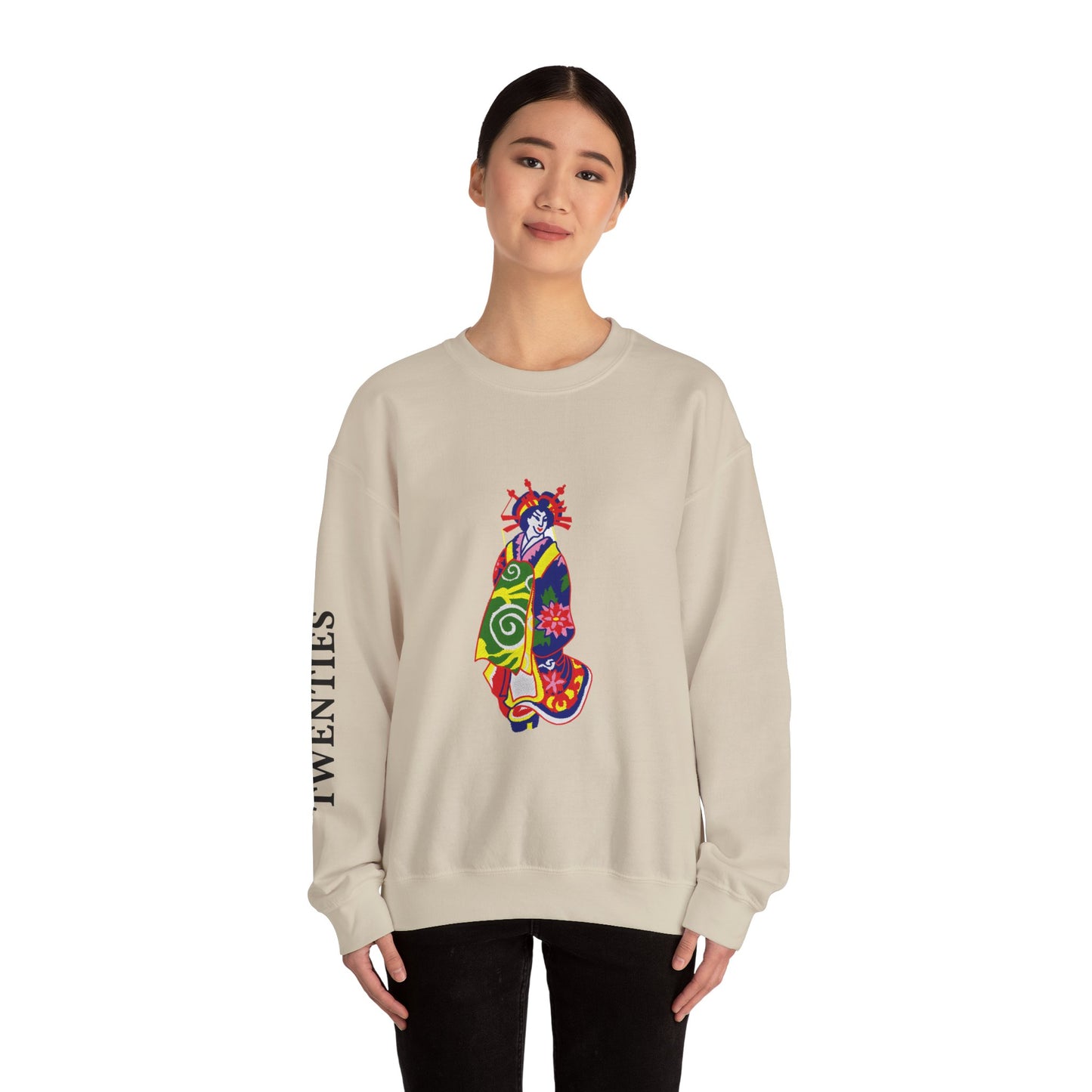 Brazilian Art Crewneck Sweatshirt, Unique South American Design, Cozy Jumper, Sweatshirt Gift, Vibrant Pullover, Cultural Clothing