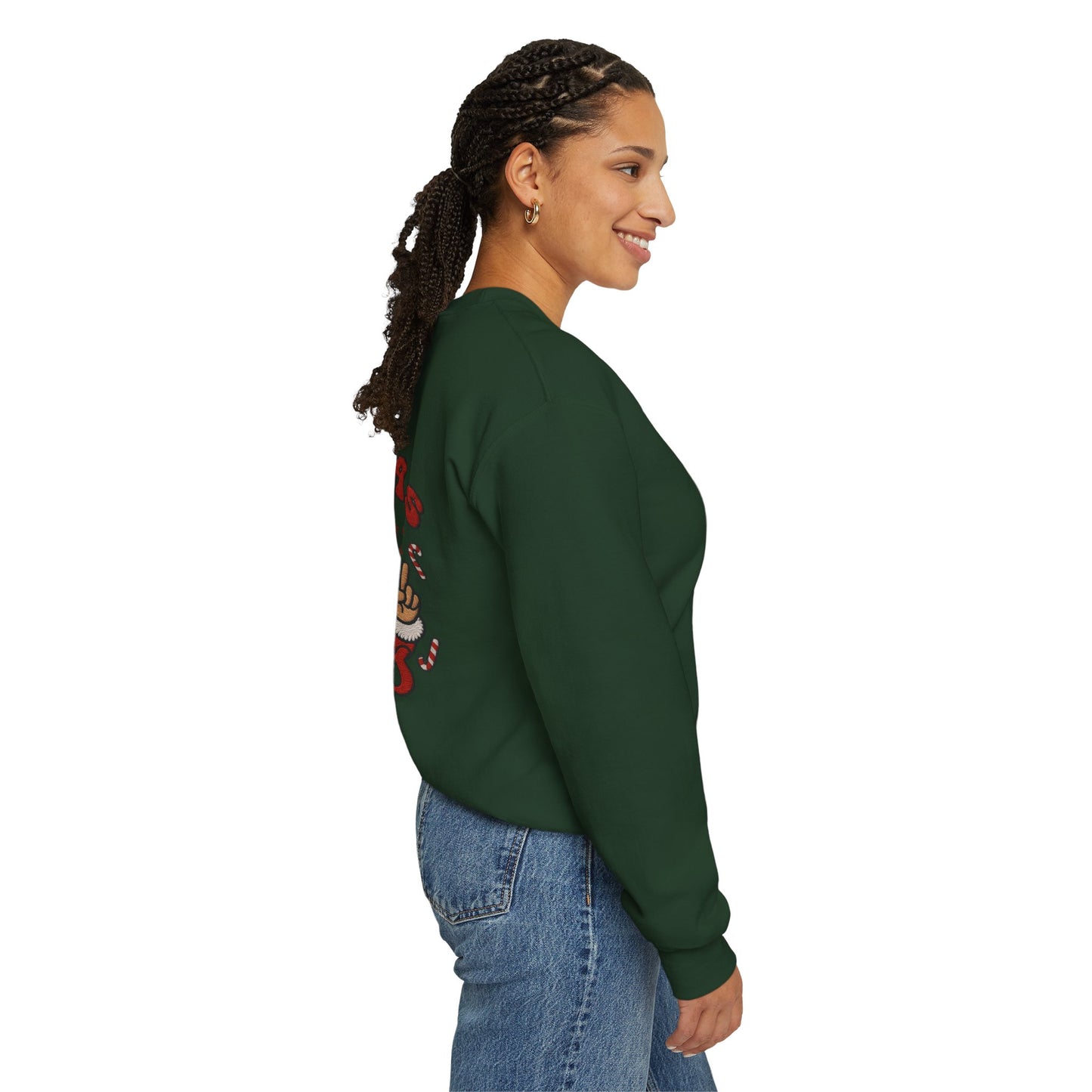 Unisex Christmas Vibes Crewneck Sweatshirt, Christmas outfit Holiday Vibes