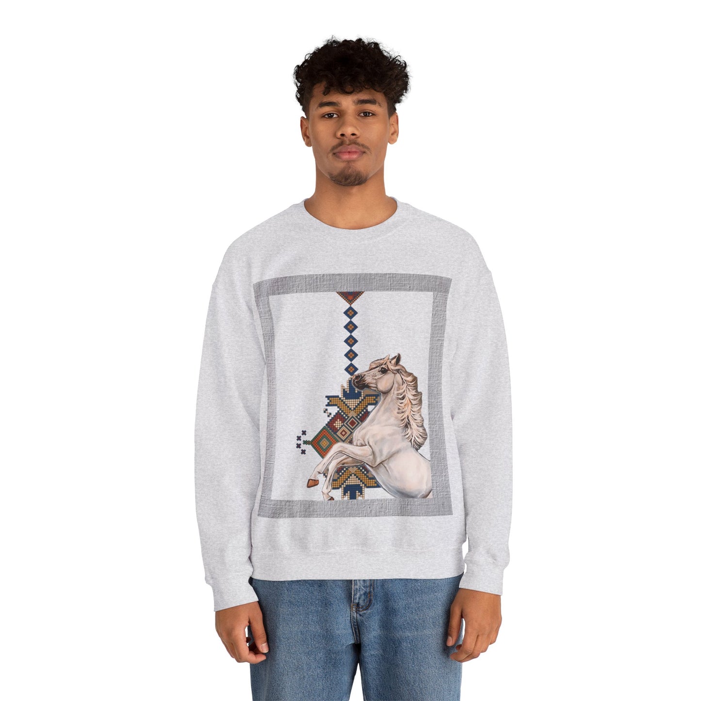 Crewneck Sweatshirt - Punjab Horse Tradition