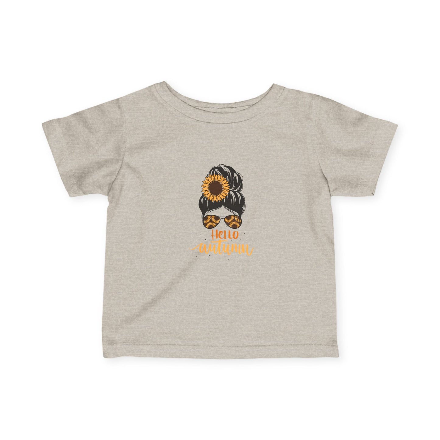 Toddler Graphic T-Shirt with Cute Sunflower Design (Custom Design Option) , Fun Gift for New Parents, Summer Outfit, Unique Infant Apparel