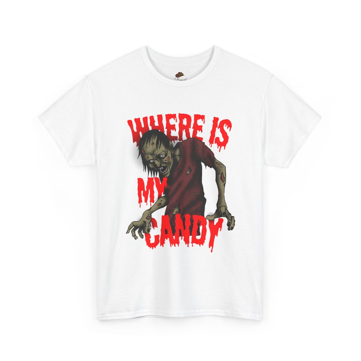 Halloween Zombie Oversized Tee, Spooky Shirt, Men's Graphic T-shirt, Casual Fall Fashion, Perfect for Halloween Parties