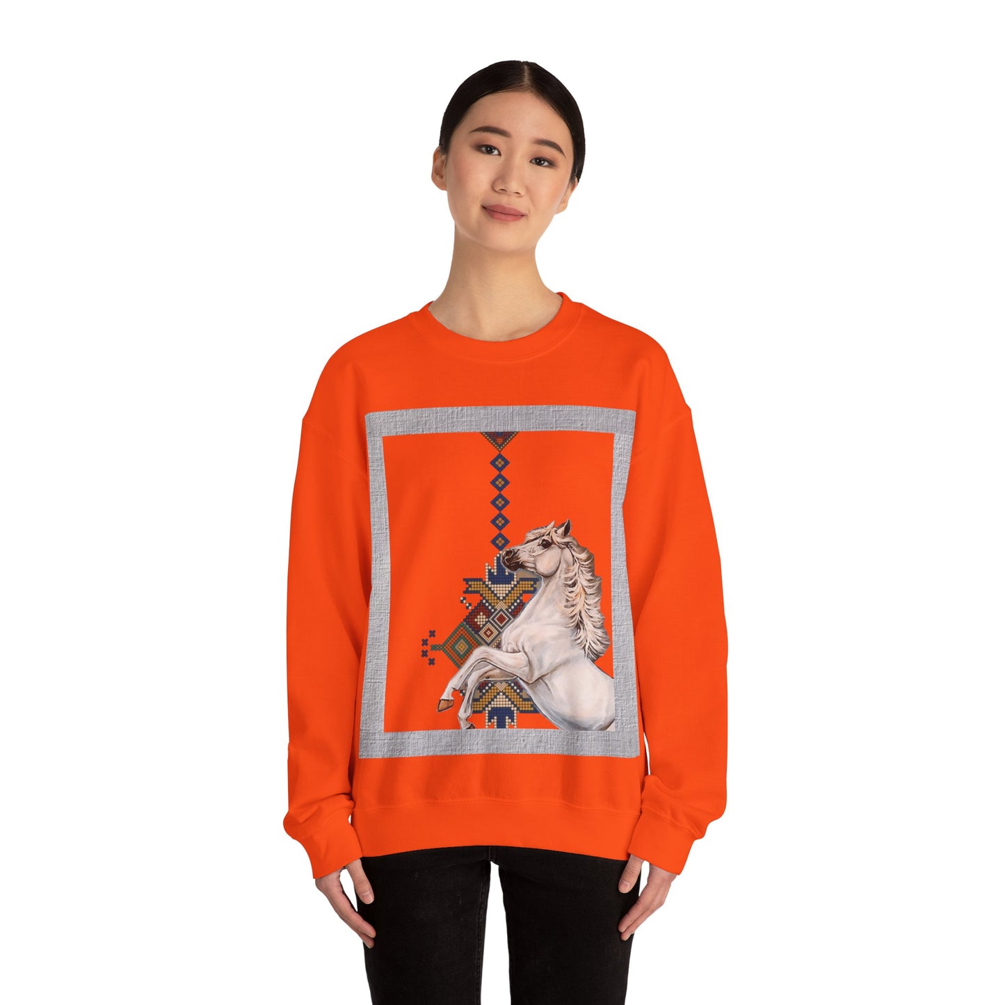 Crewneck Sweatshirt - Punjab Horse Tradition