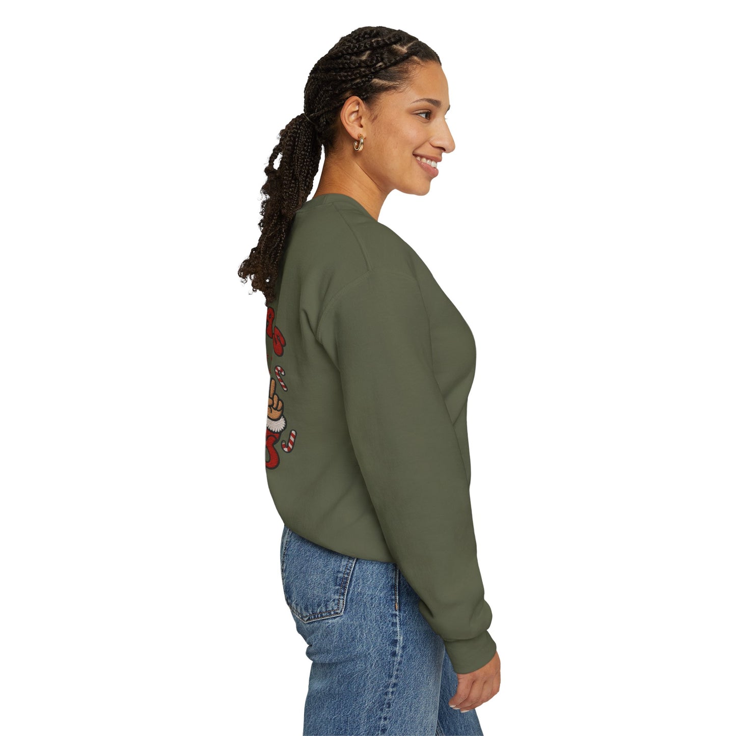 Unisex Christmas Vibes Crewneck Sweatshirt, Christmas outfit Holiday Vibes