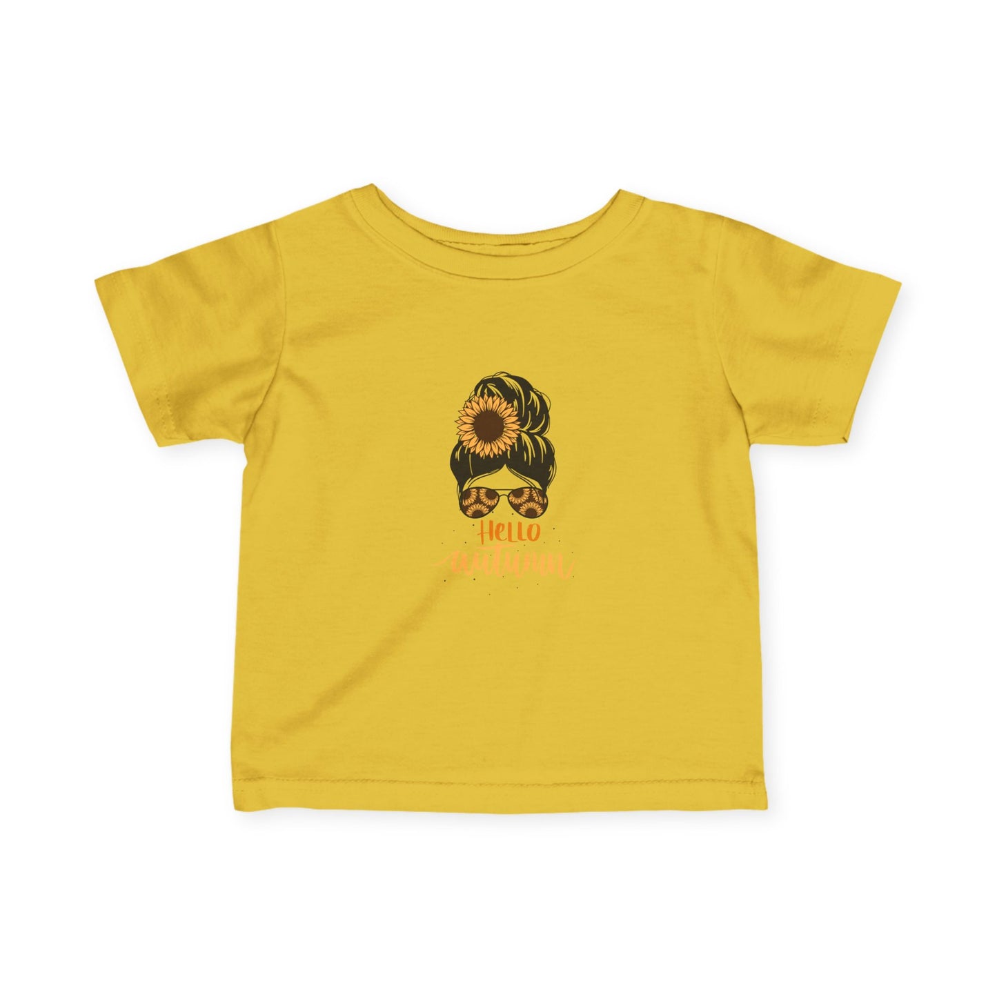 Toddler Graphic T-Shirt with Cute Sunflower Design (Custom Design Option) , Fun Gift for New Parents, Summer Outfit, Unique Infant Apparel