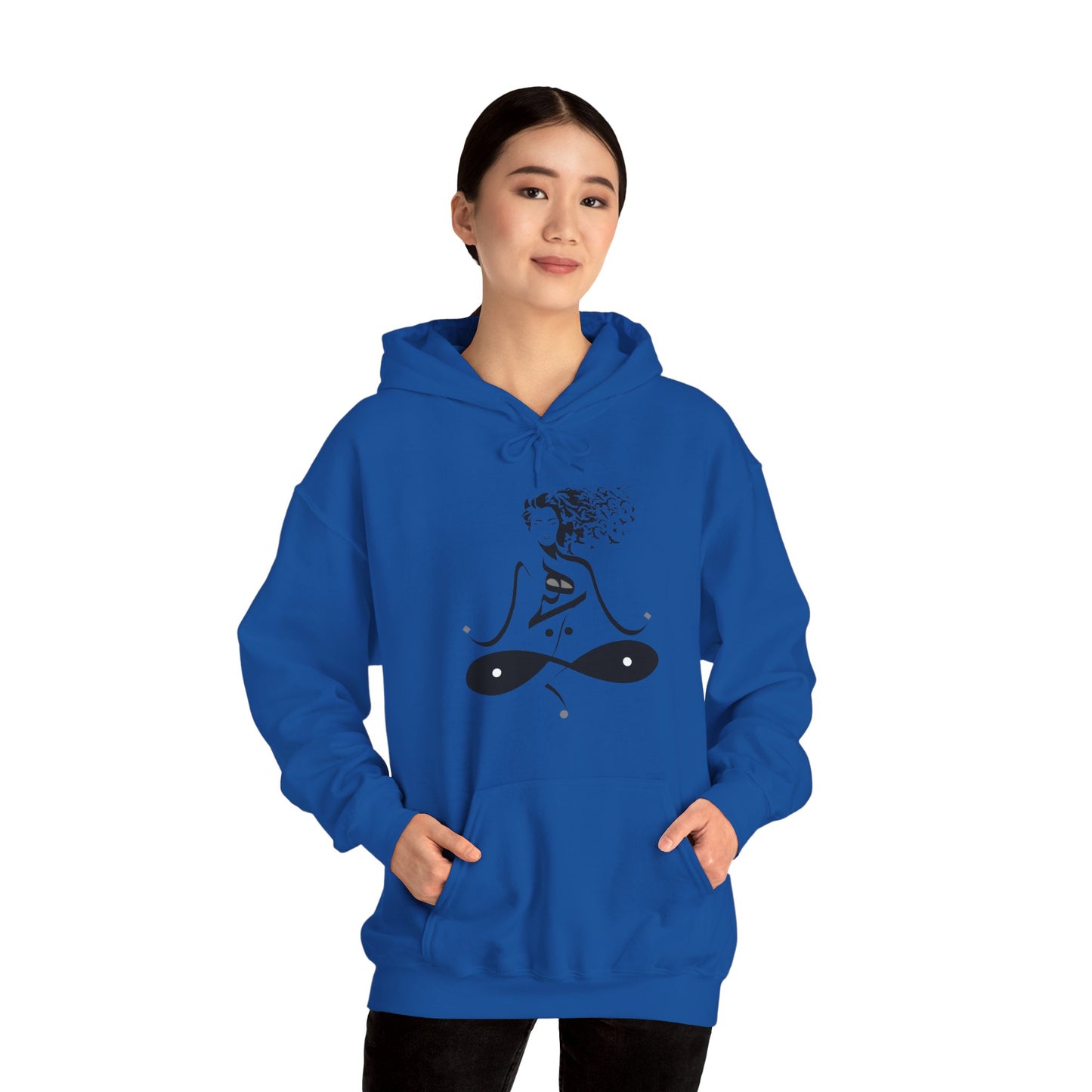 Arabic Art Hoodie, Islamic Calligraphy Sweatshirt, Middle Eastern Design Jumper, Spiritual Clothing, Muslim Gift, Ethnic Sweatshirt