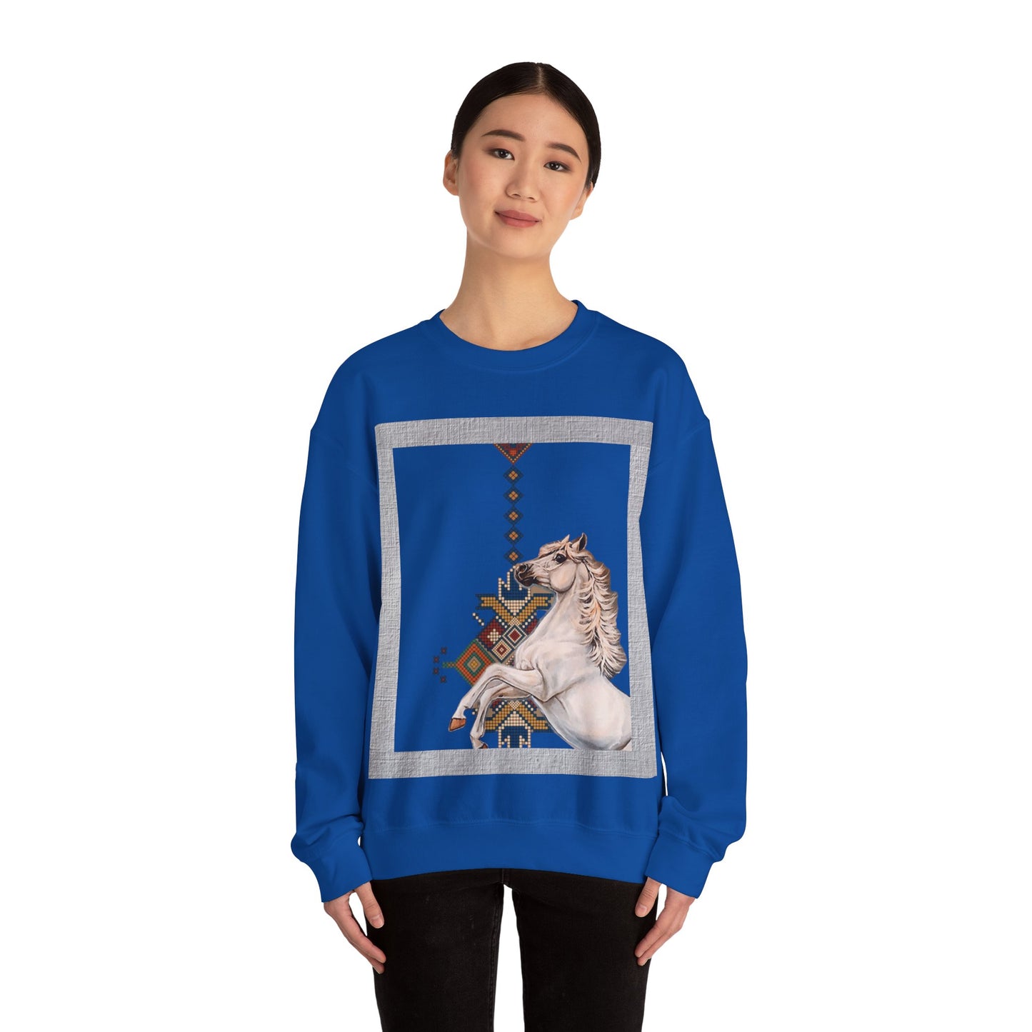 Crewneck Sweatshirt - Punjab Horse Tradition