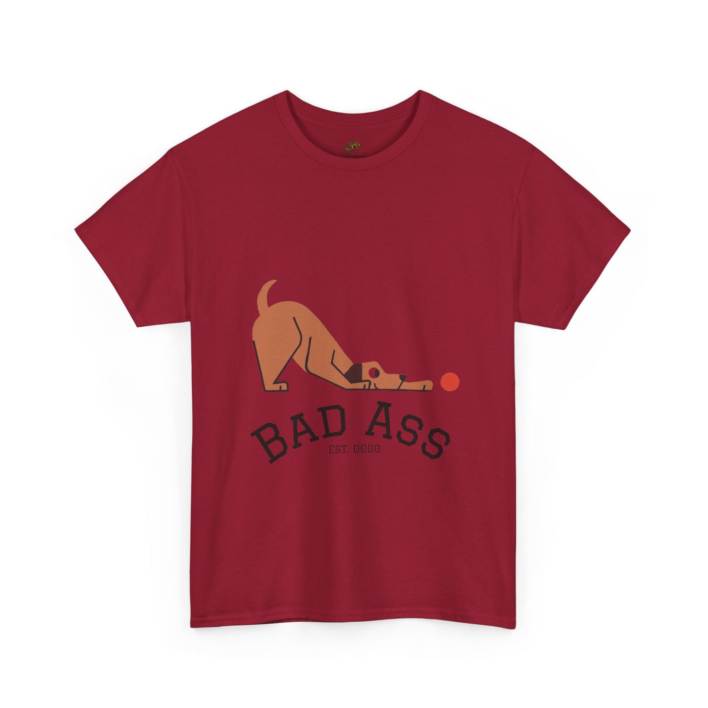 Bad Ass unisex Tee, Heavy Oversized T-Shirt for Tough Guys, Cool Streetwear Shirt, Edgy Graphic Tee, Bold Men's Fashion Top