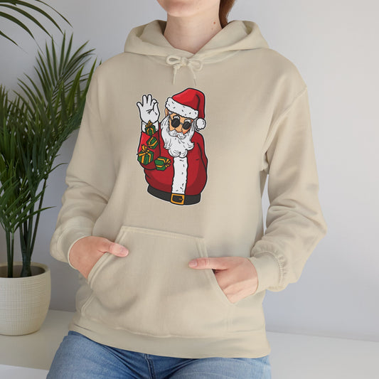 Hooded Sweatshirt Cool Salt Bae Santa with Gifts Unisex Heavy Blend™