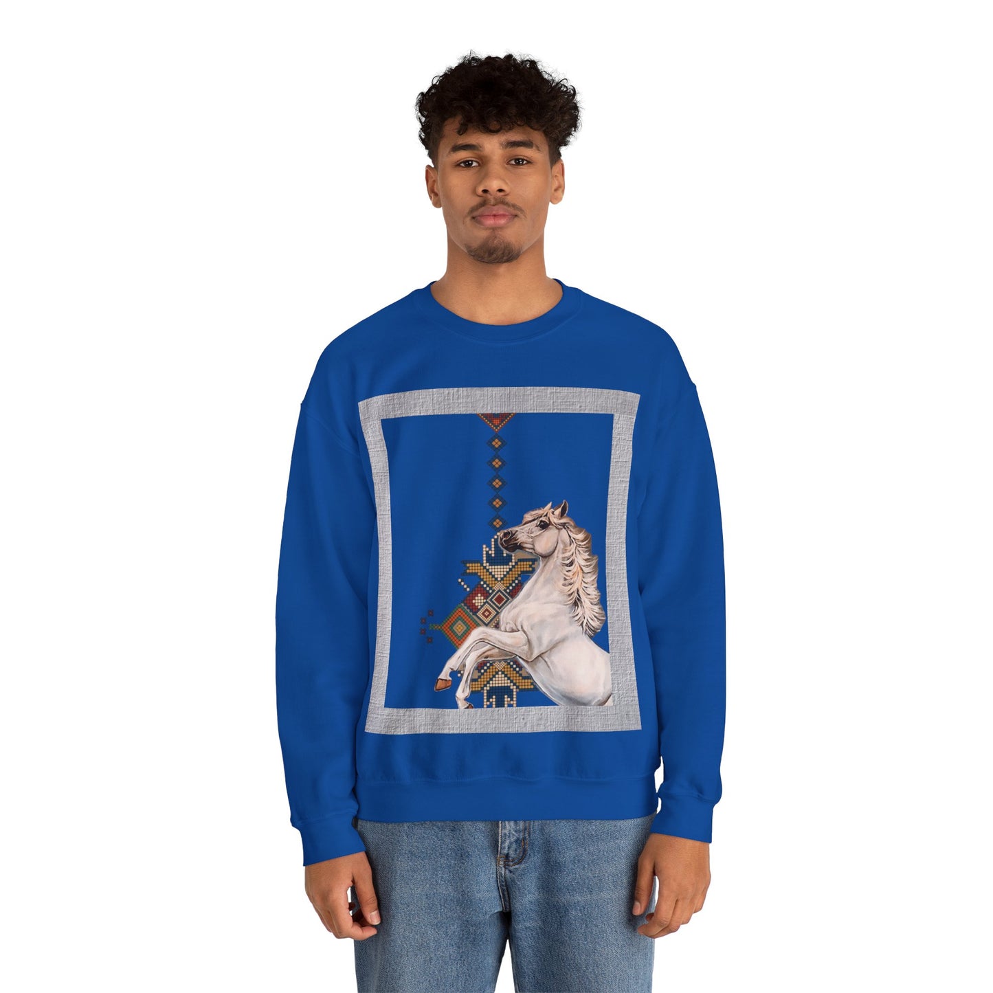 Crewneck Sweatshirt - Punjab Horse Tradition
