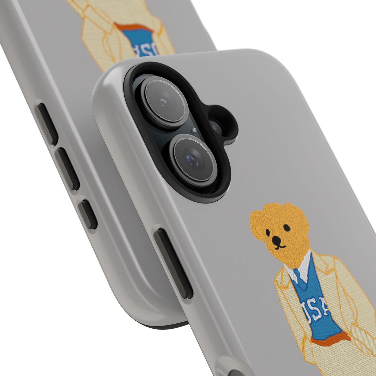 Dont Touch My Phone Case | Funny Bear iPhone Case | Cute Aesthetic Phone Cover | Gift for Him Her | Zellinnial USA