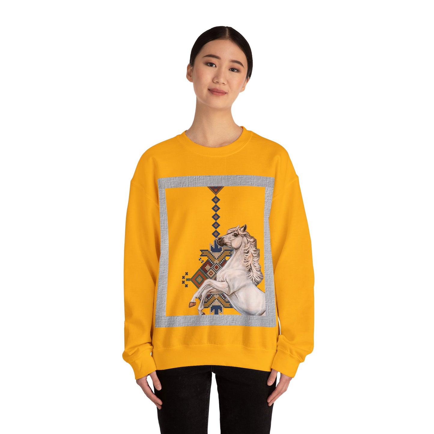 Crewneck Sweatshirt - Punjab Horse Tradition